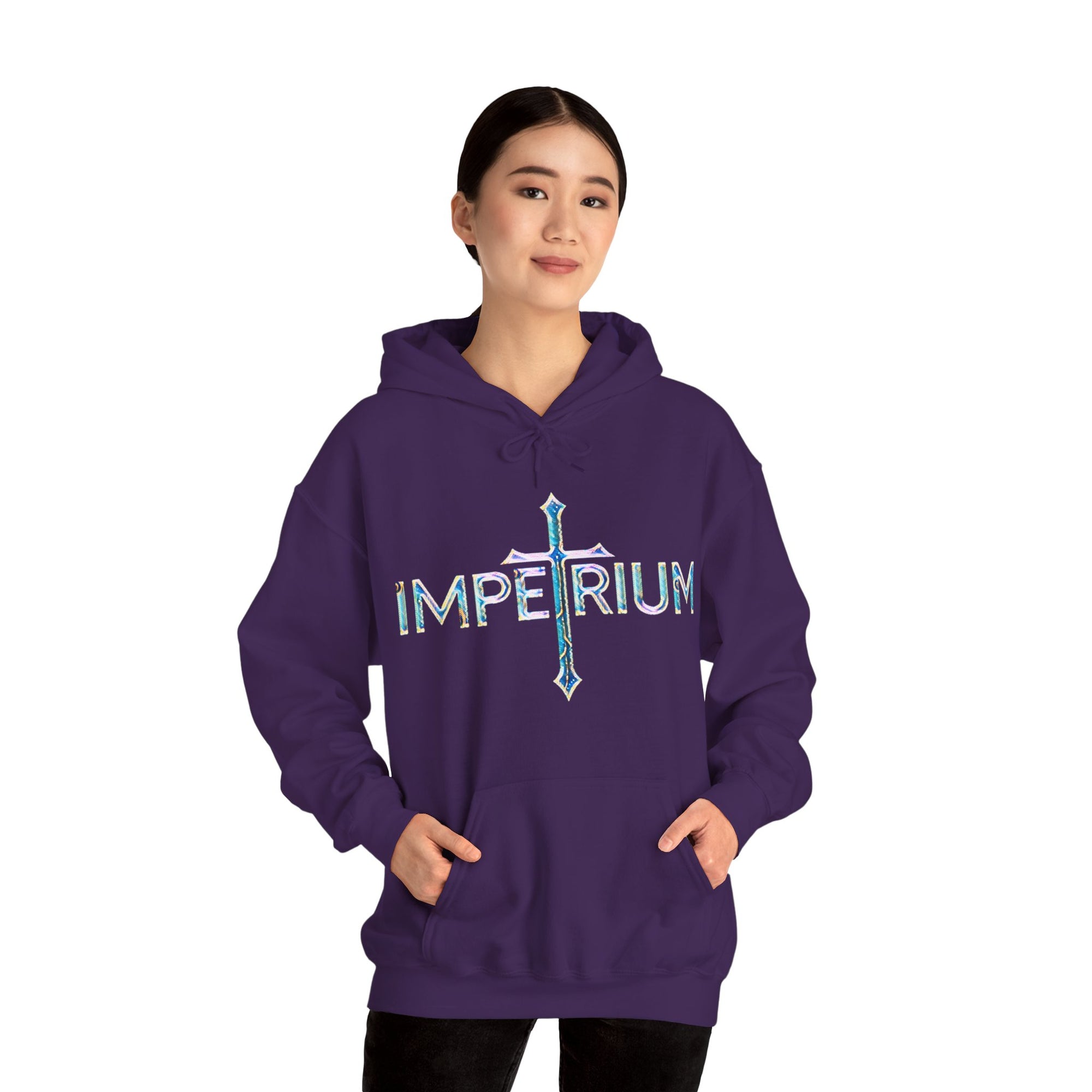 Pravinci Imperium Iridescente - Purple Hooded Sweatshirt