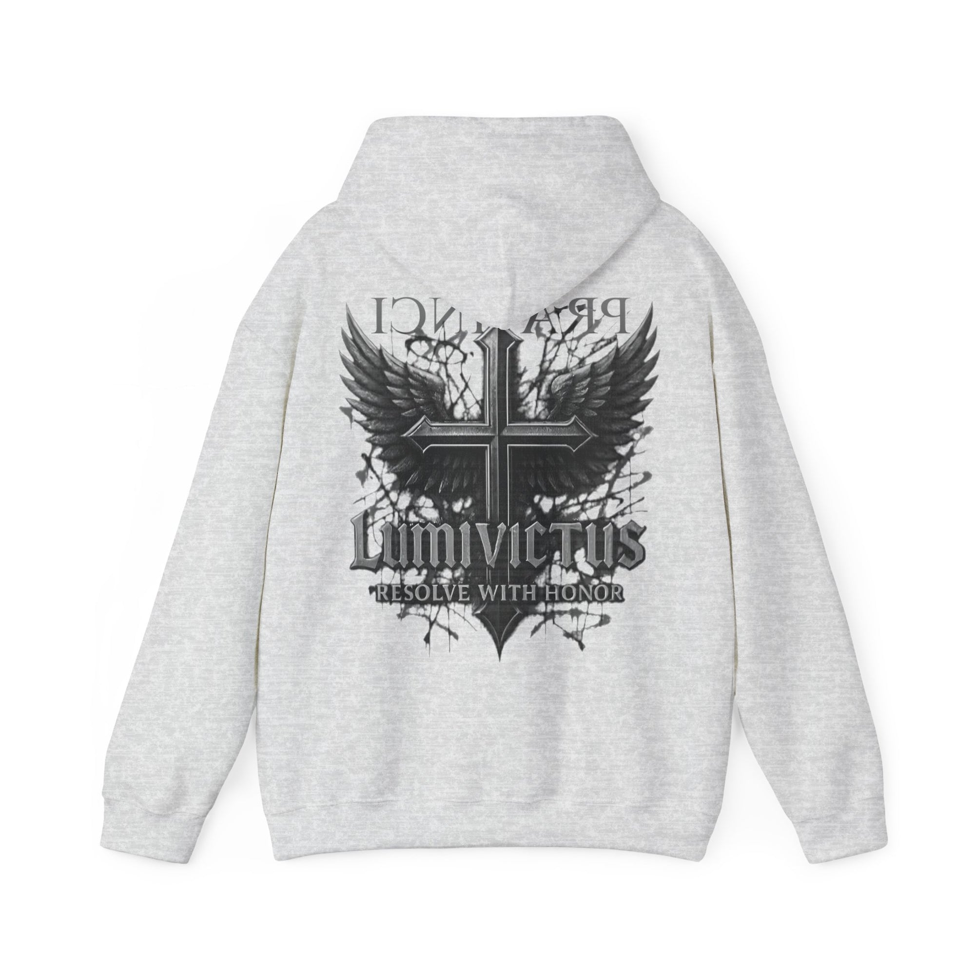 Pravinci Lumivictus Monocromia Black - Hooded Sweatshirt