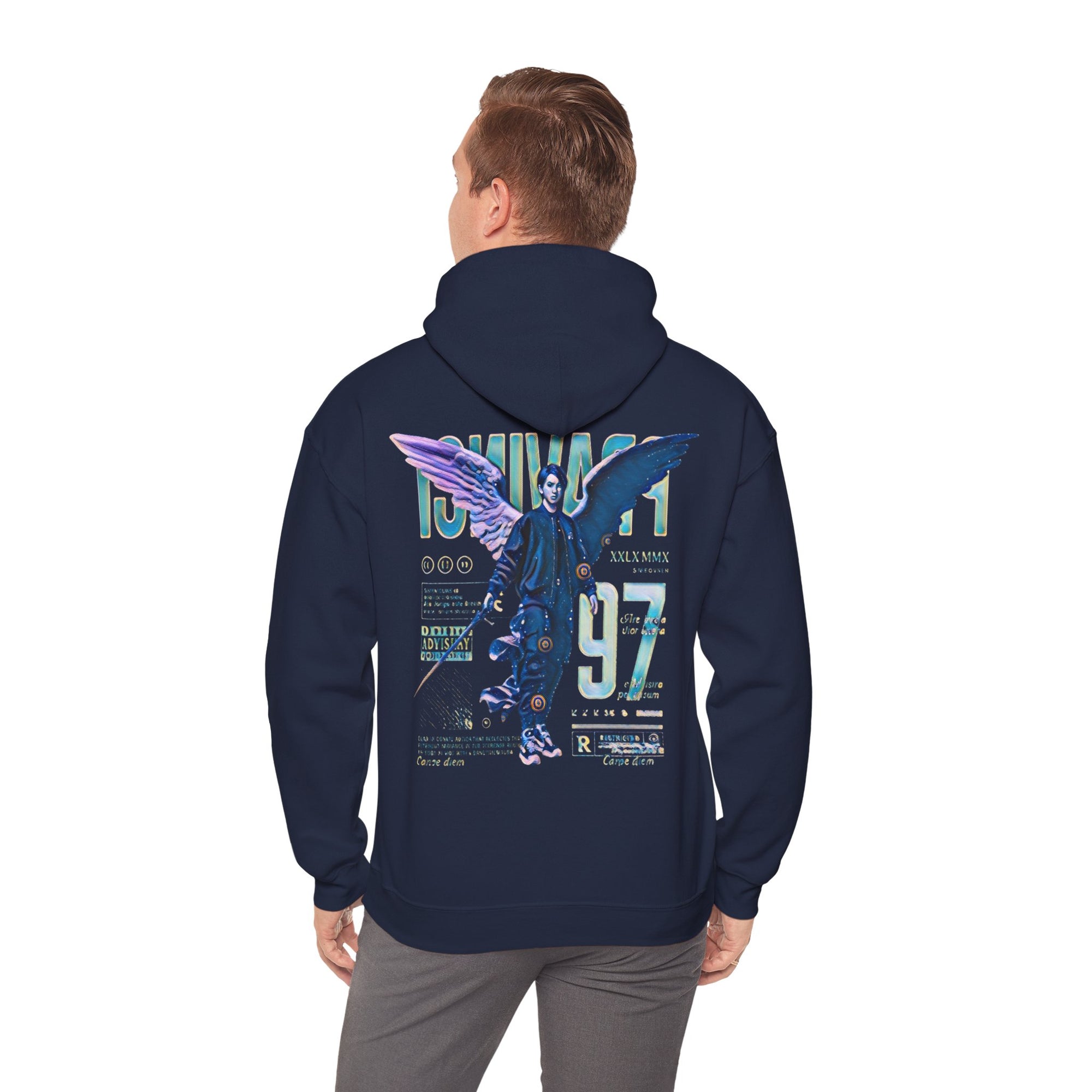 Pravinci Imperium Iridescente - Navy Hooded Sweatshirt