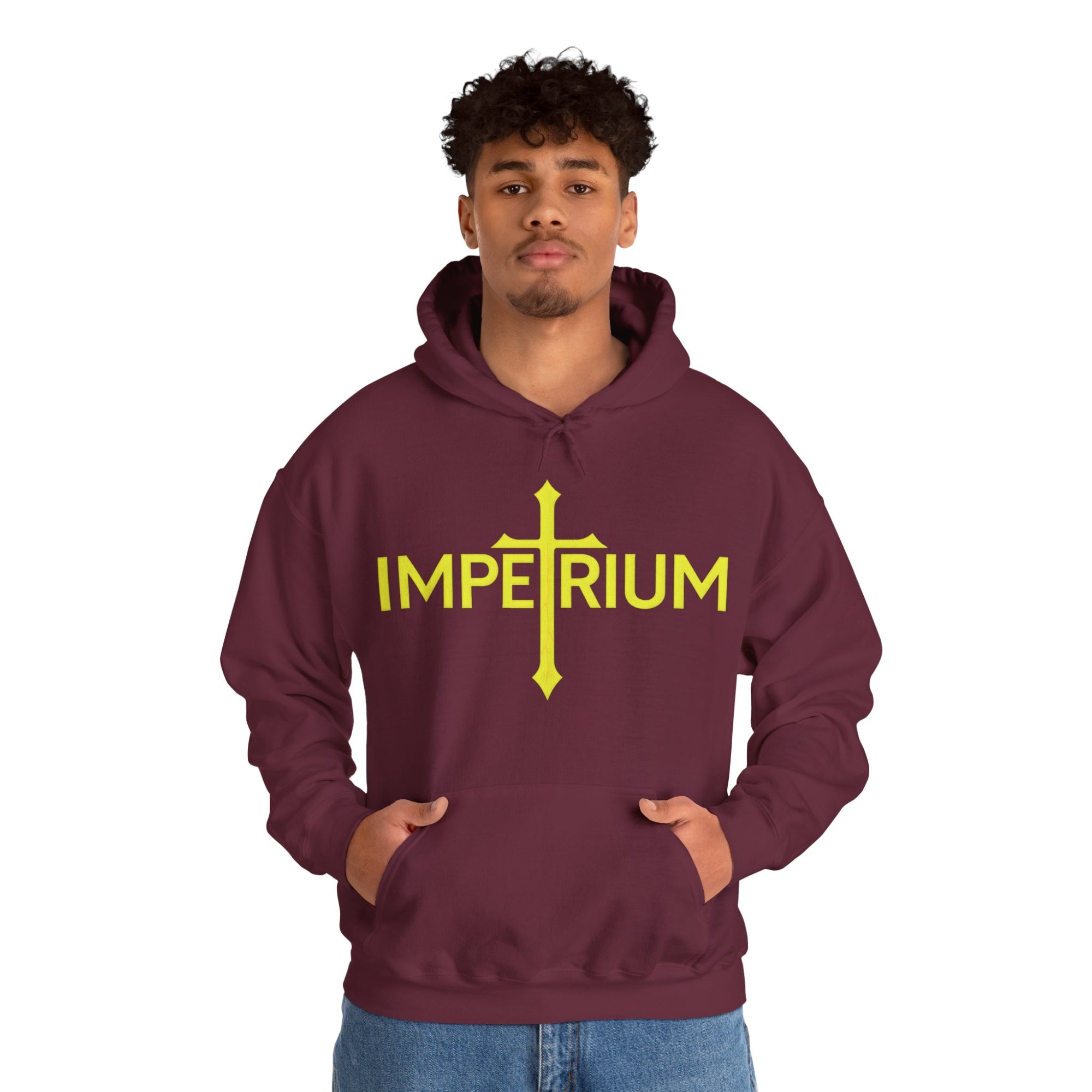 Pravinci Imperium - Maroon Hooded Sweatshirt