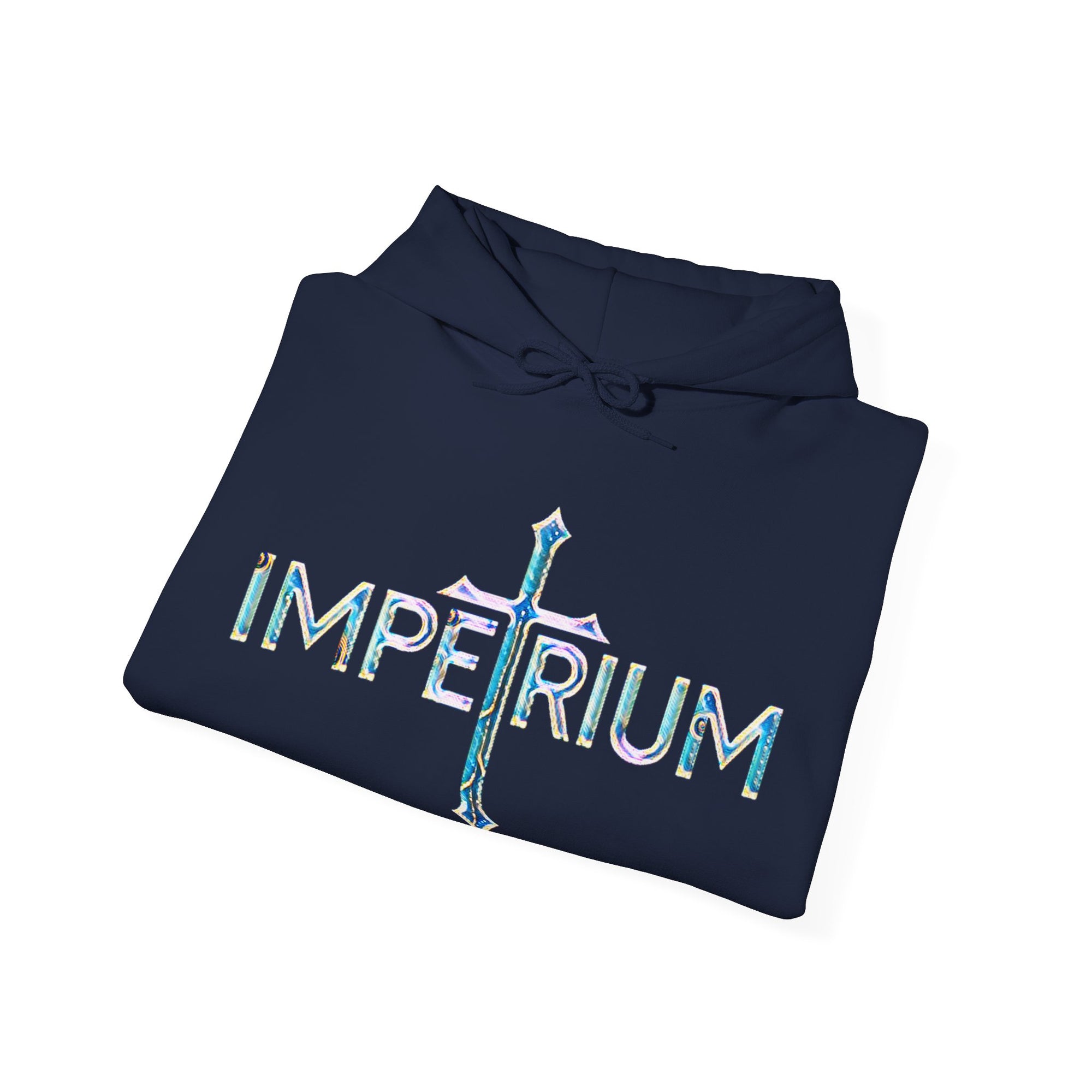 Pravinci Imperium Iridescente - Navy Hooded Sweatshirt