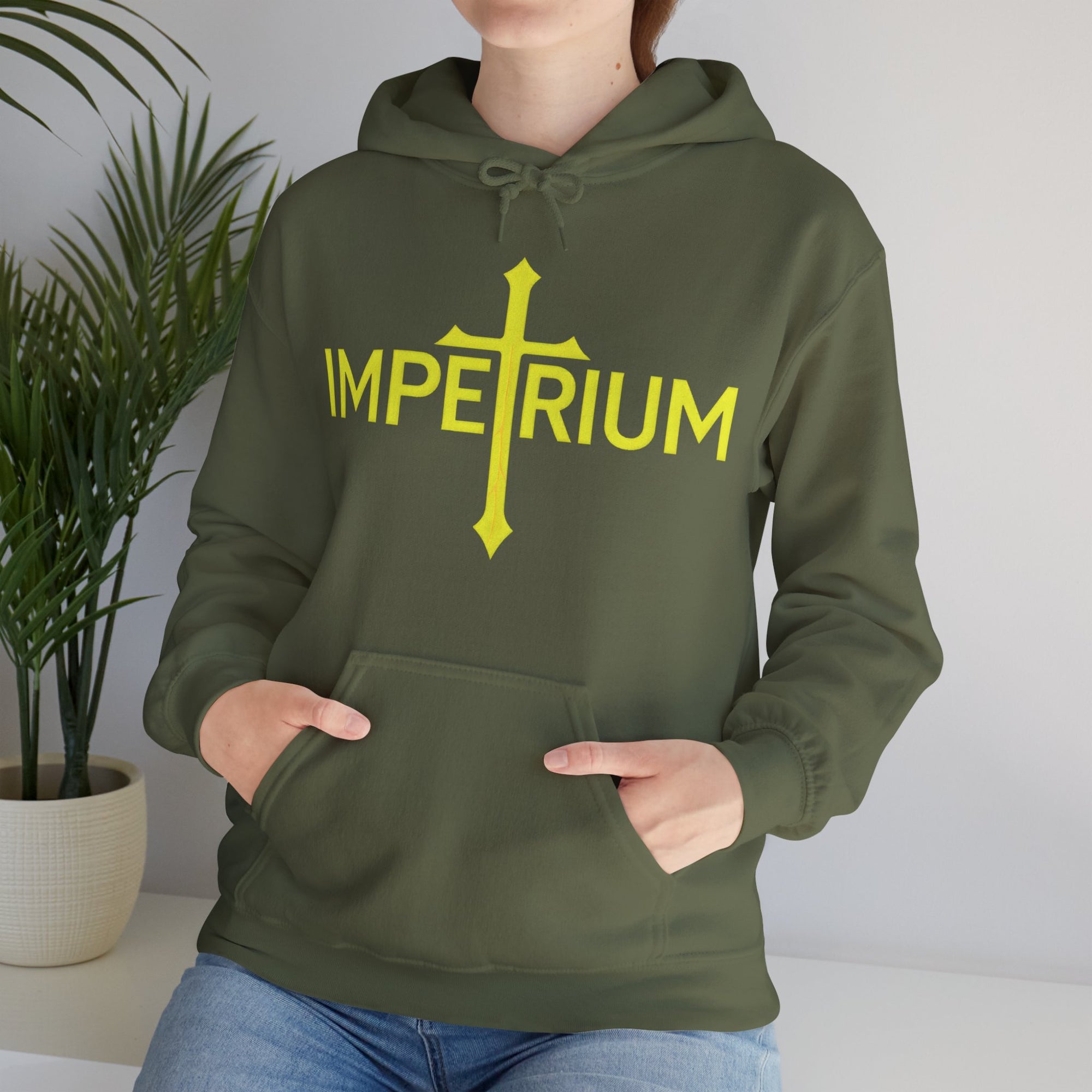 Pravinci Imperium - Military Green Hooded Sweatshirt