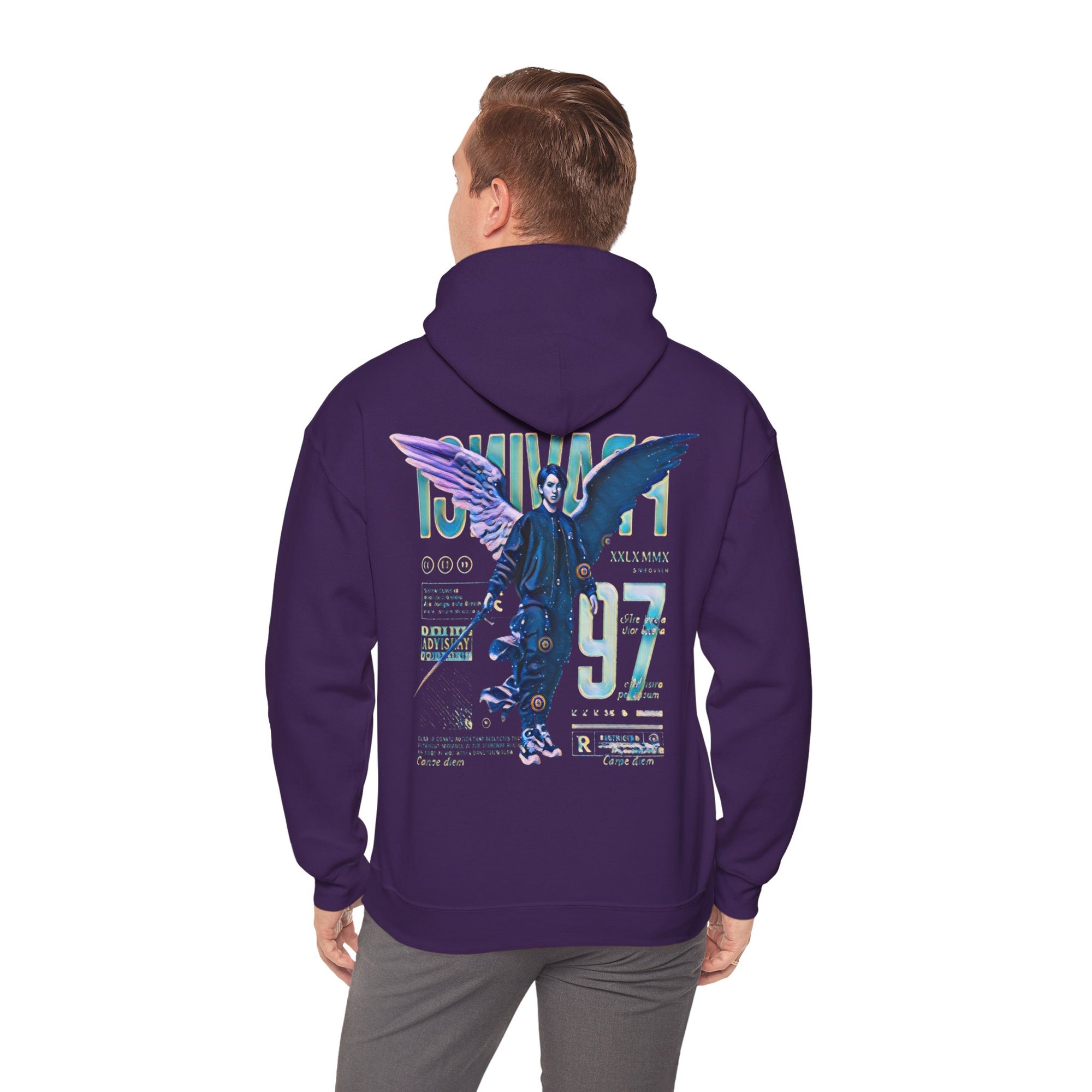 Pravinci Imperium Iridescente - Purple Hooded Sweatshirt