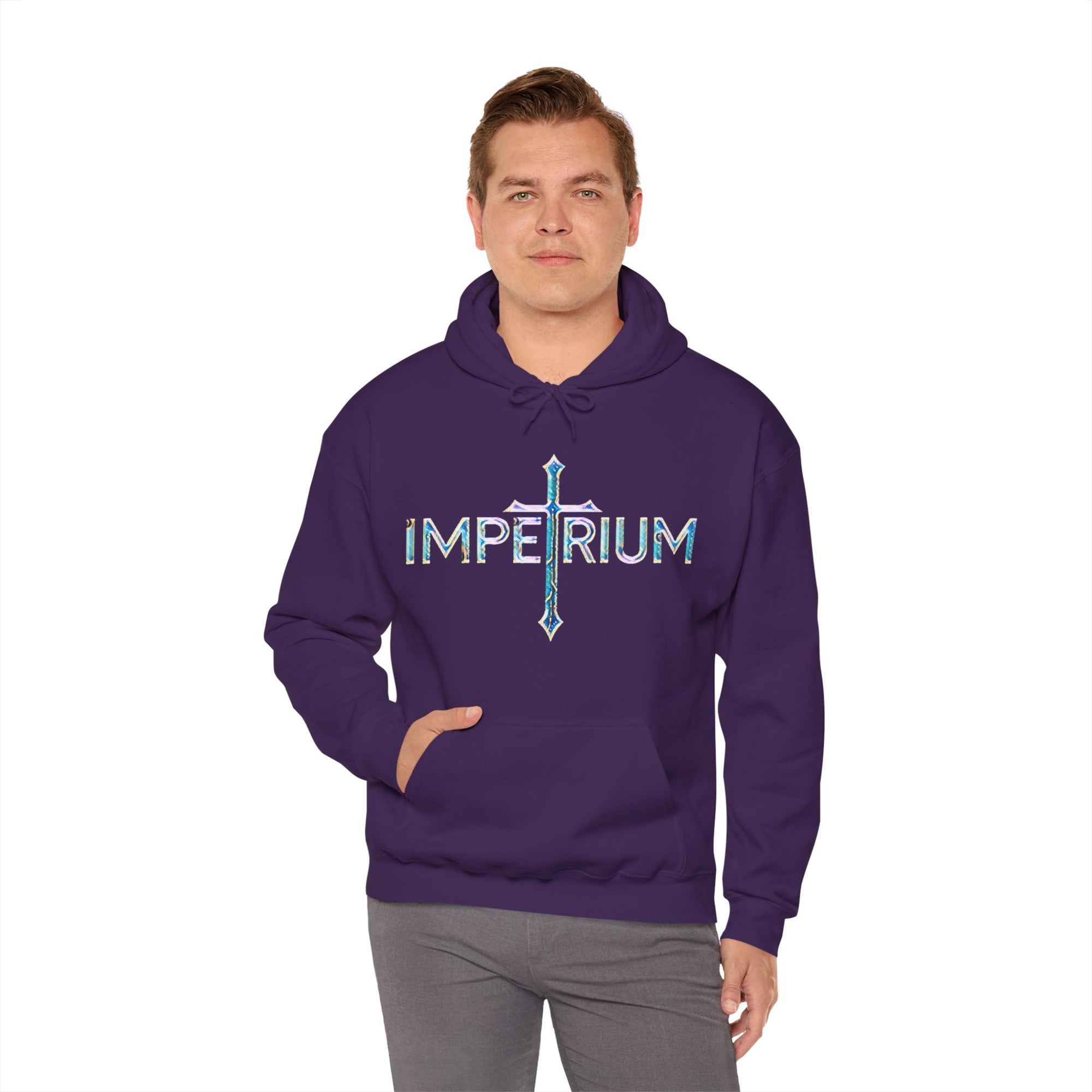 Pravinci Imperium Iridescente - Purple Hooded Sweatshirt