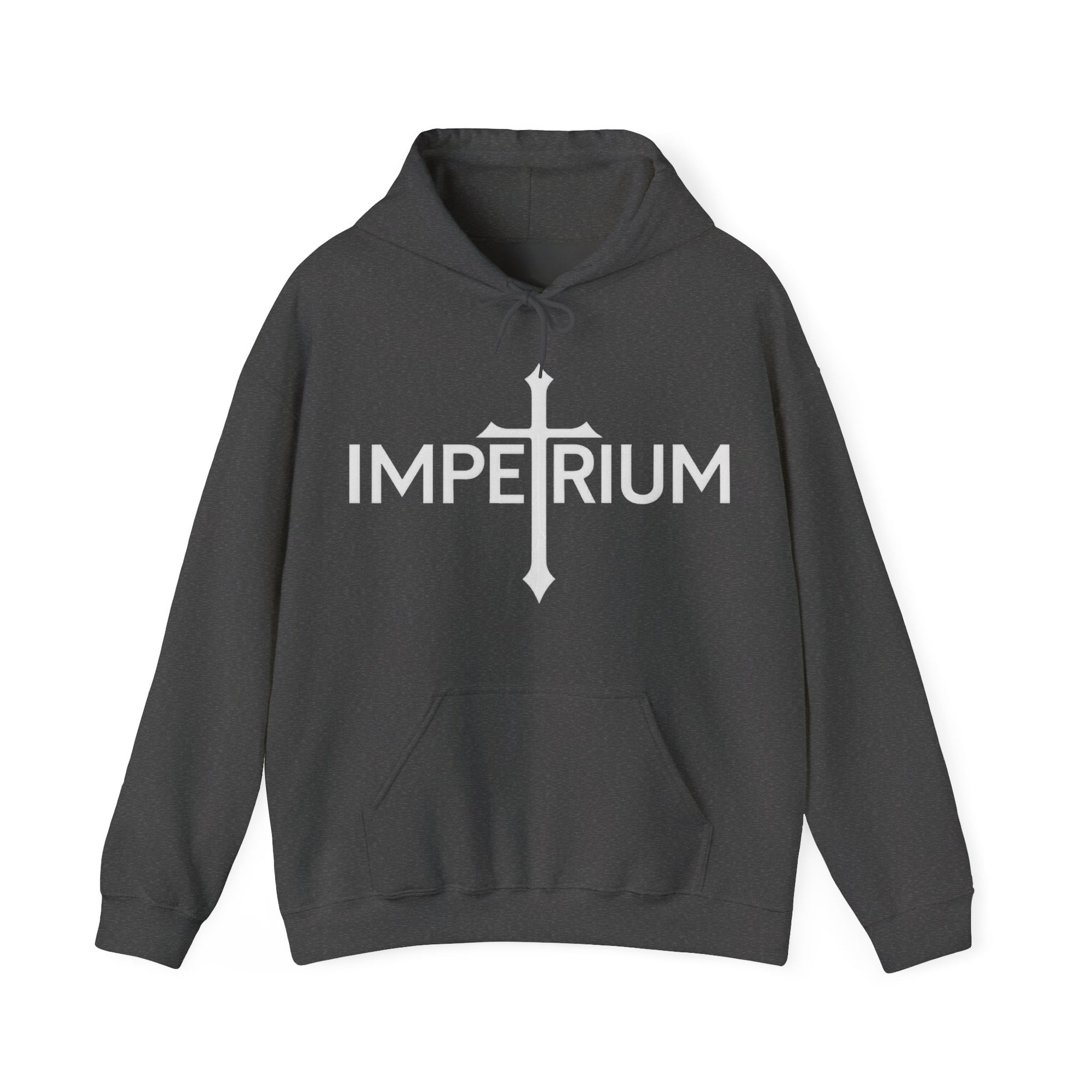 Pravinci Imperium Monocromia - Dark Heather Hooded Sweatshirt