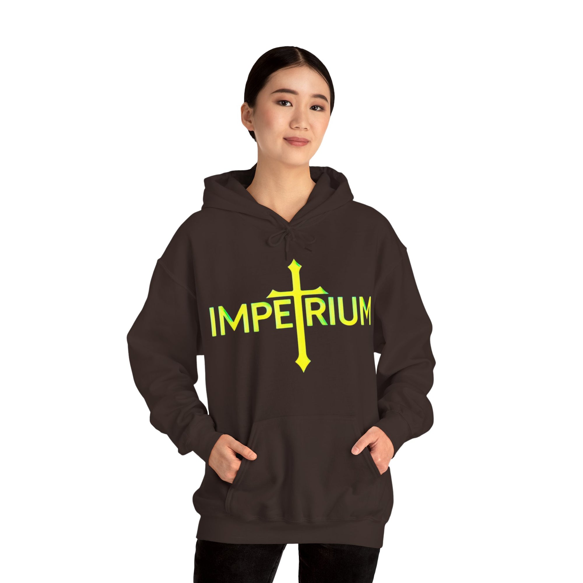 Pravinci Imperium Iridescente - Dark Chocolate Hooded Sweatshirt