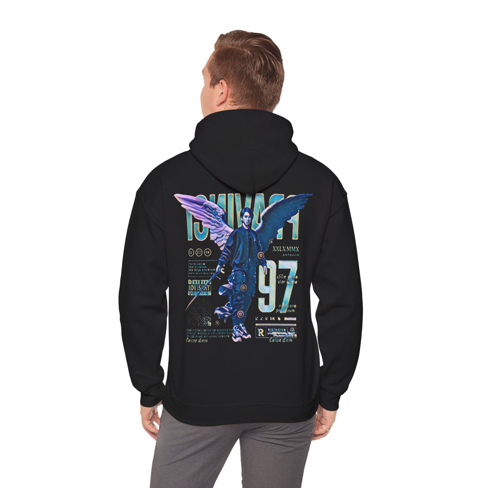 Pravinci Imperium Iridescente - Black Hooded Sweatshirt