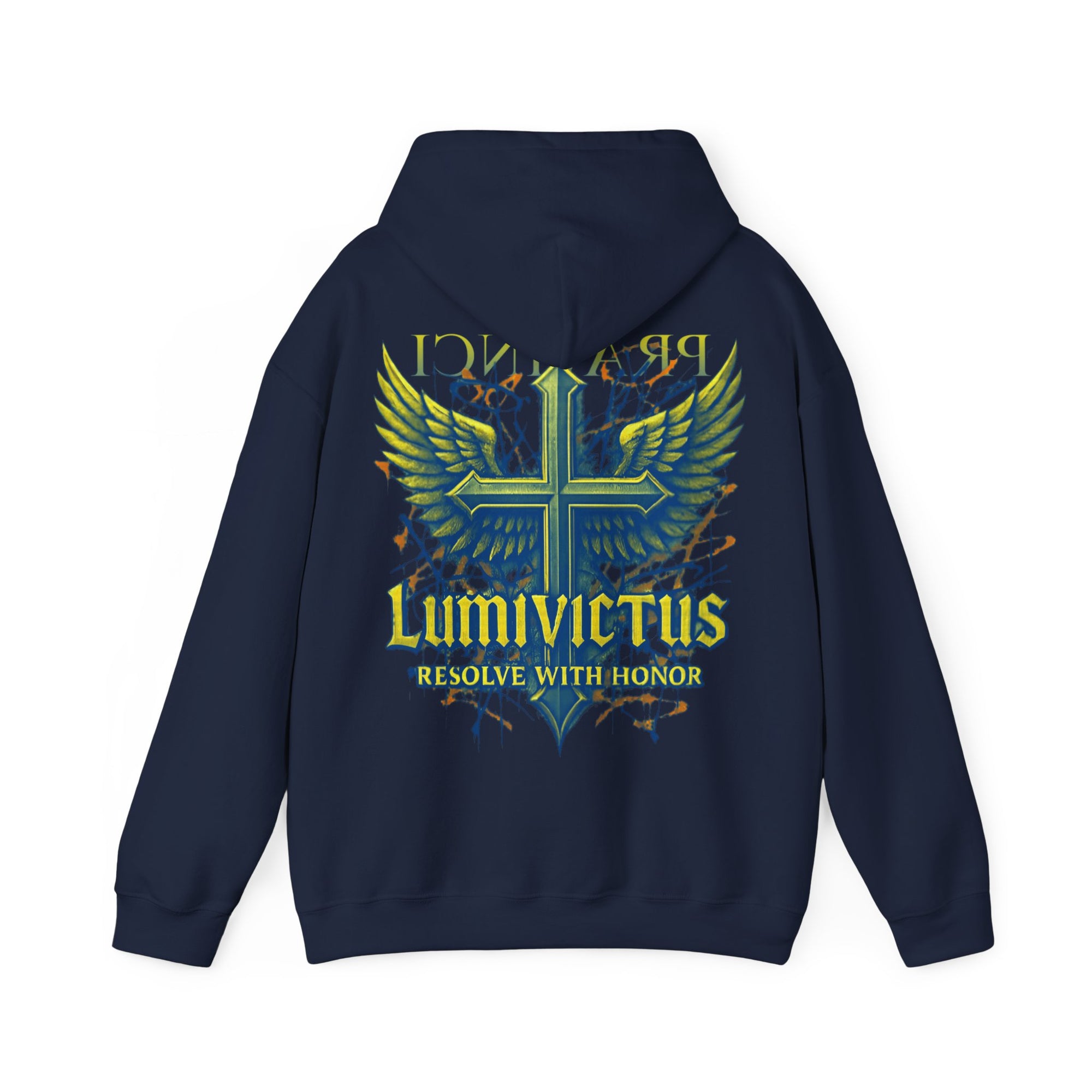 Pravinci Lumivictus Iridescente Blue Green - Hooded Sweatshirt