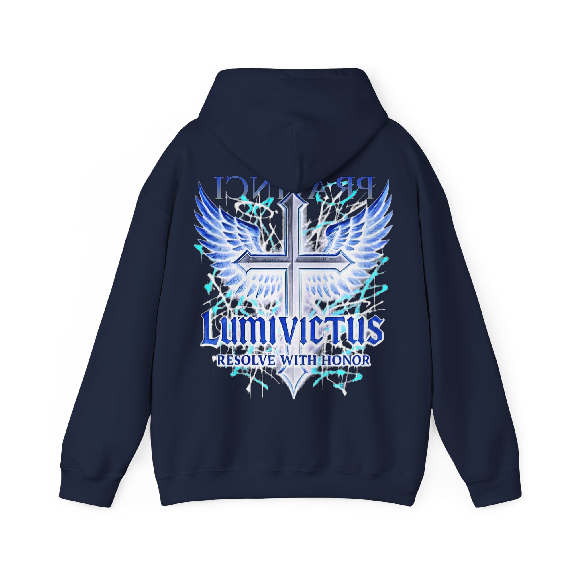 Pravinci Lumivictus Iridescente Blue - Hooded Sweatshirt