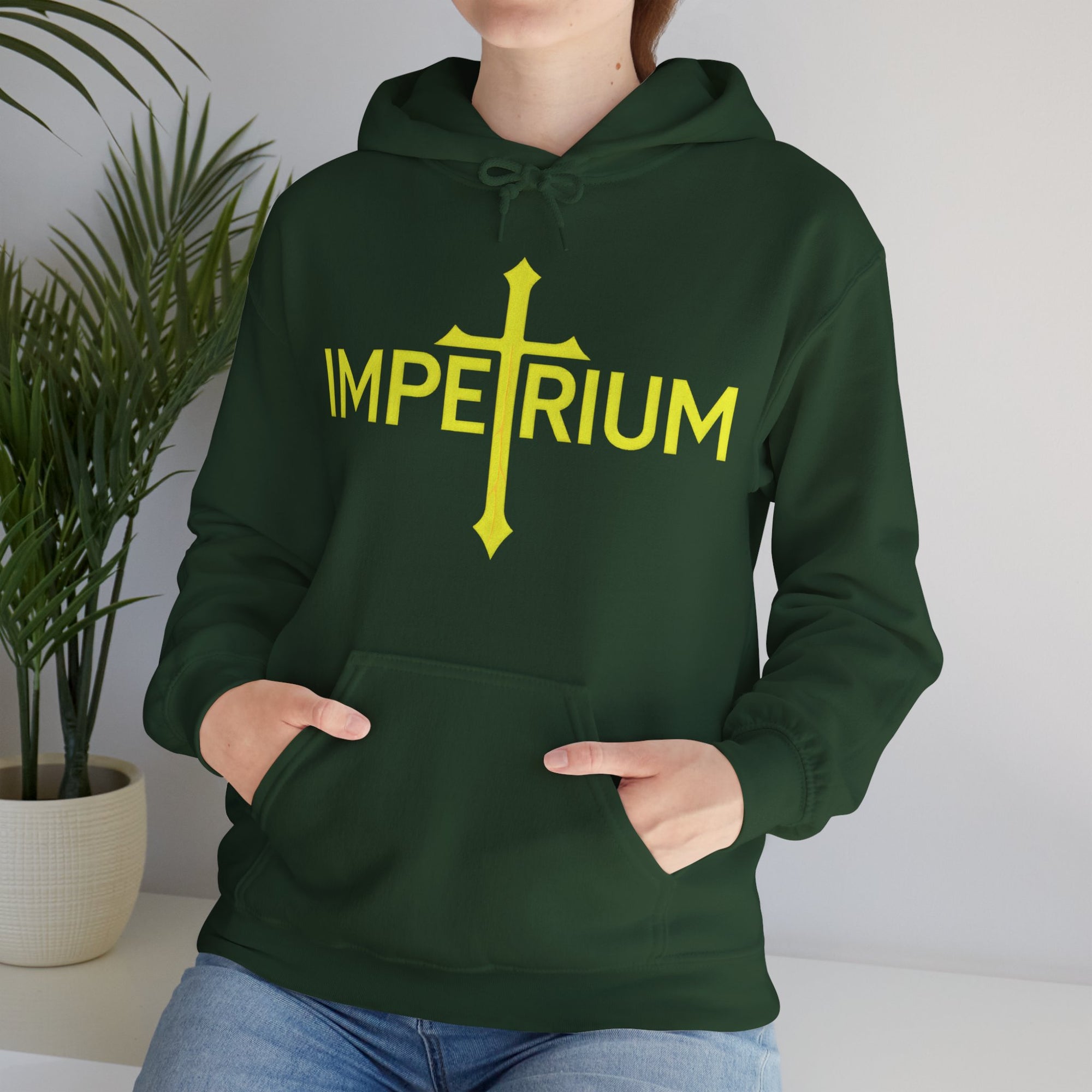 Pravinci Imperium - Forest Green Hooded Sweatshirt