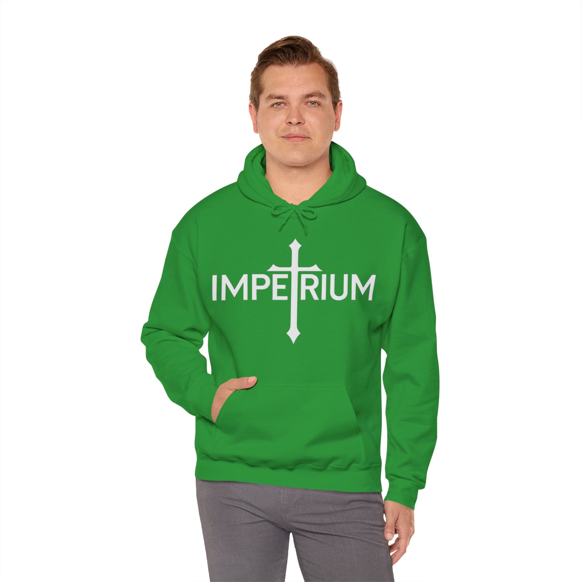 Pravinci Imperium Monocromia - Irish Green Hooded Sweatshirt