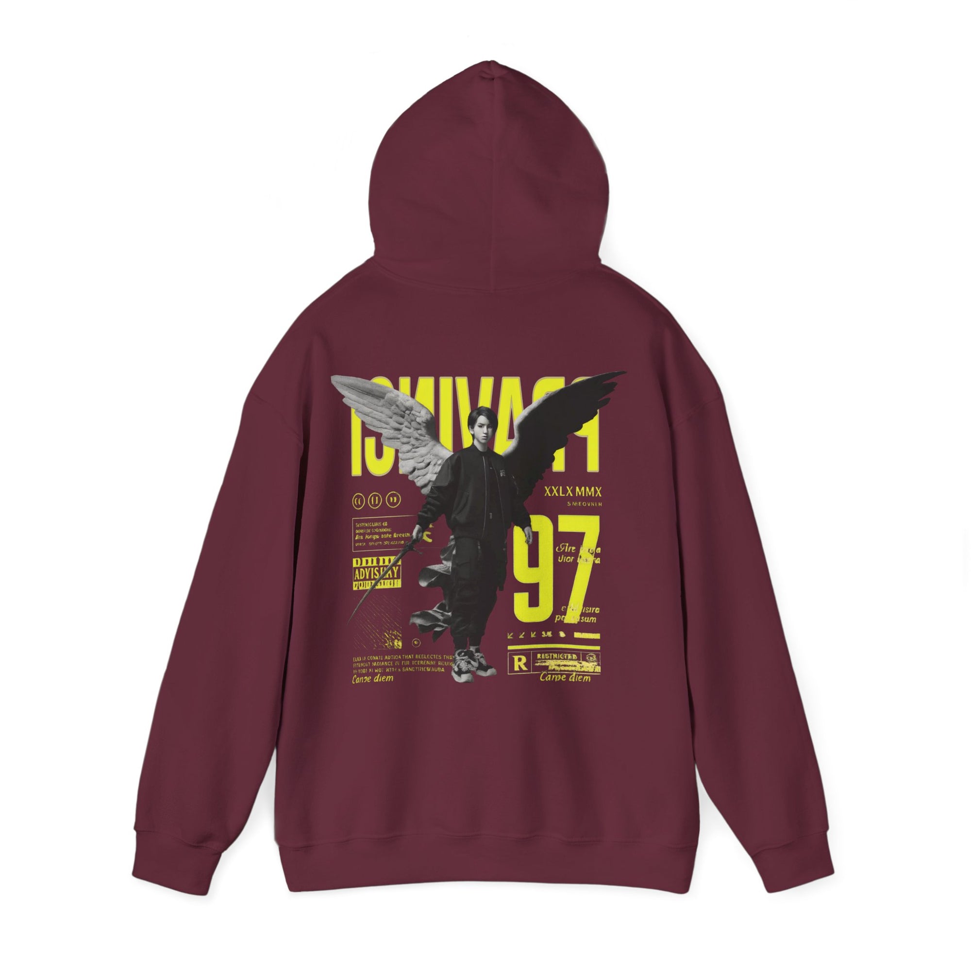 Pravinci Imperium - Maroon Hooded Sweatshirt