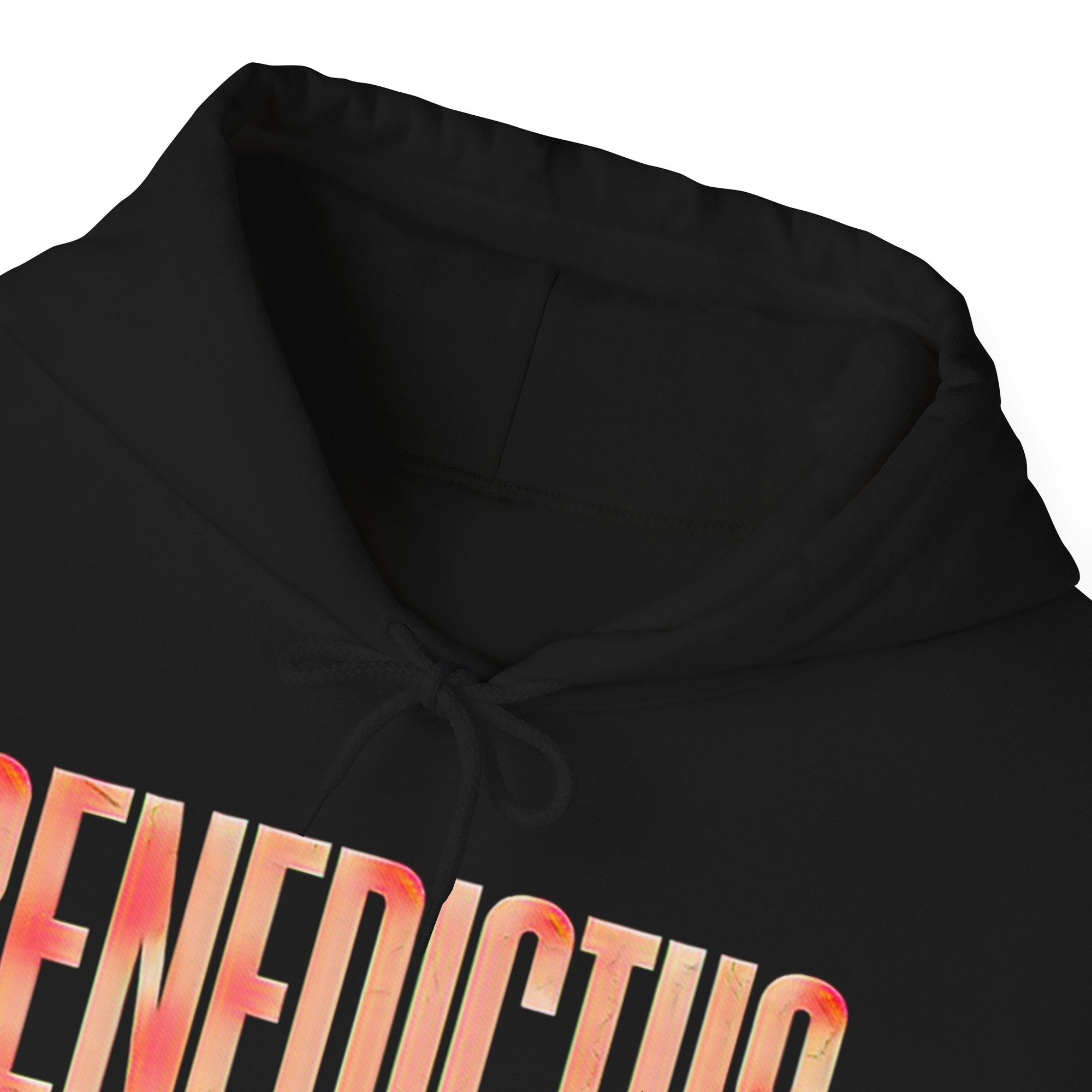 Pravinci Benedictus Labor Iridescente – Black Hooded Sweatshirt