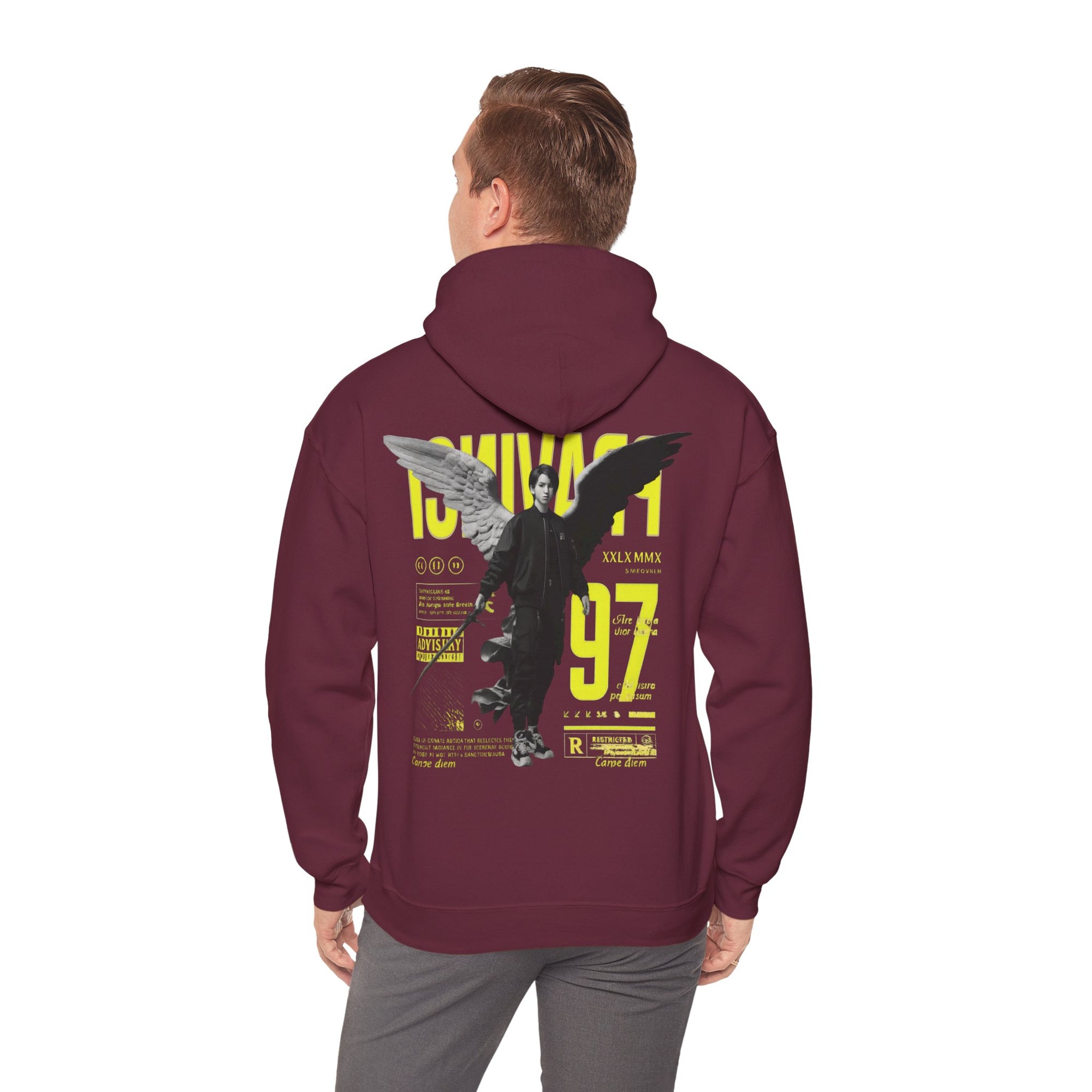 Pravinci Imperium - Maroon Hooded Sweatshirt