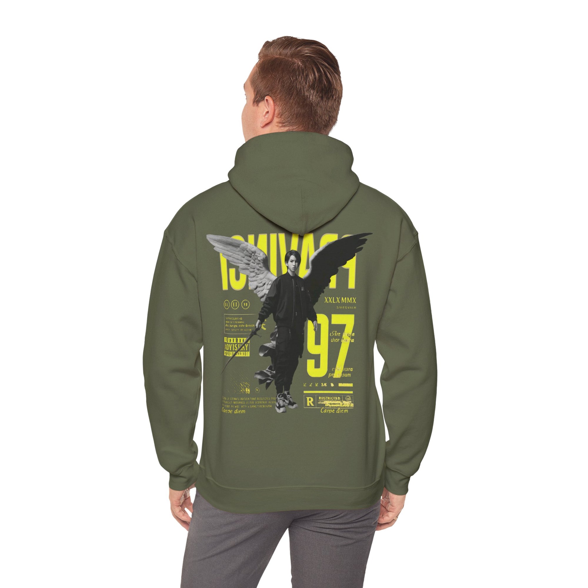 Pravinci Imperium - Military Green Hooded Sweatshirt