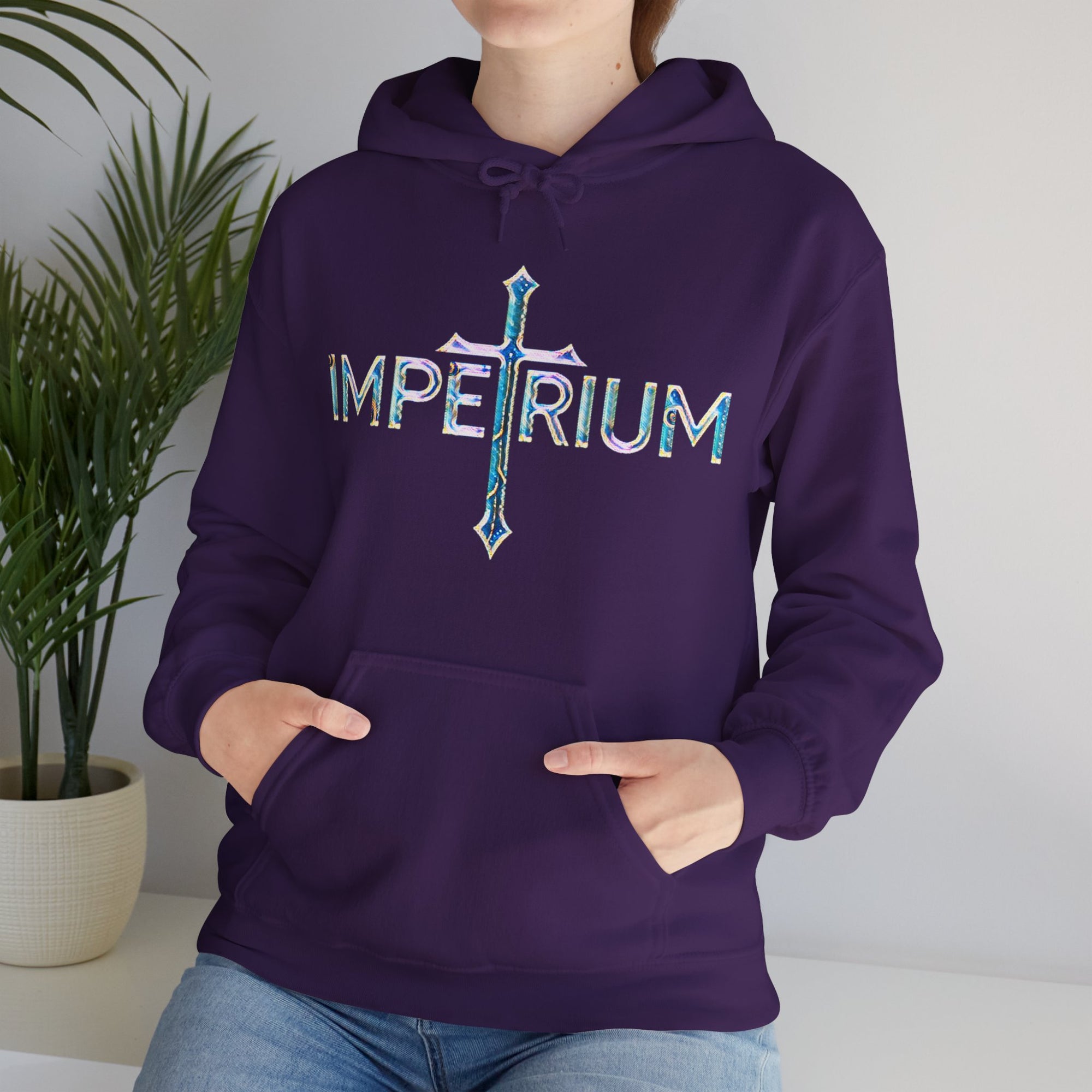 Pravinci Imperium Iridescente - Purple Hooded Sweatshirt