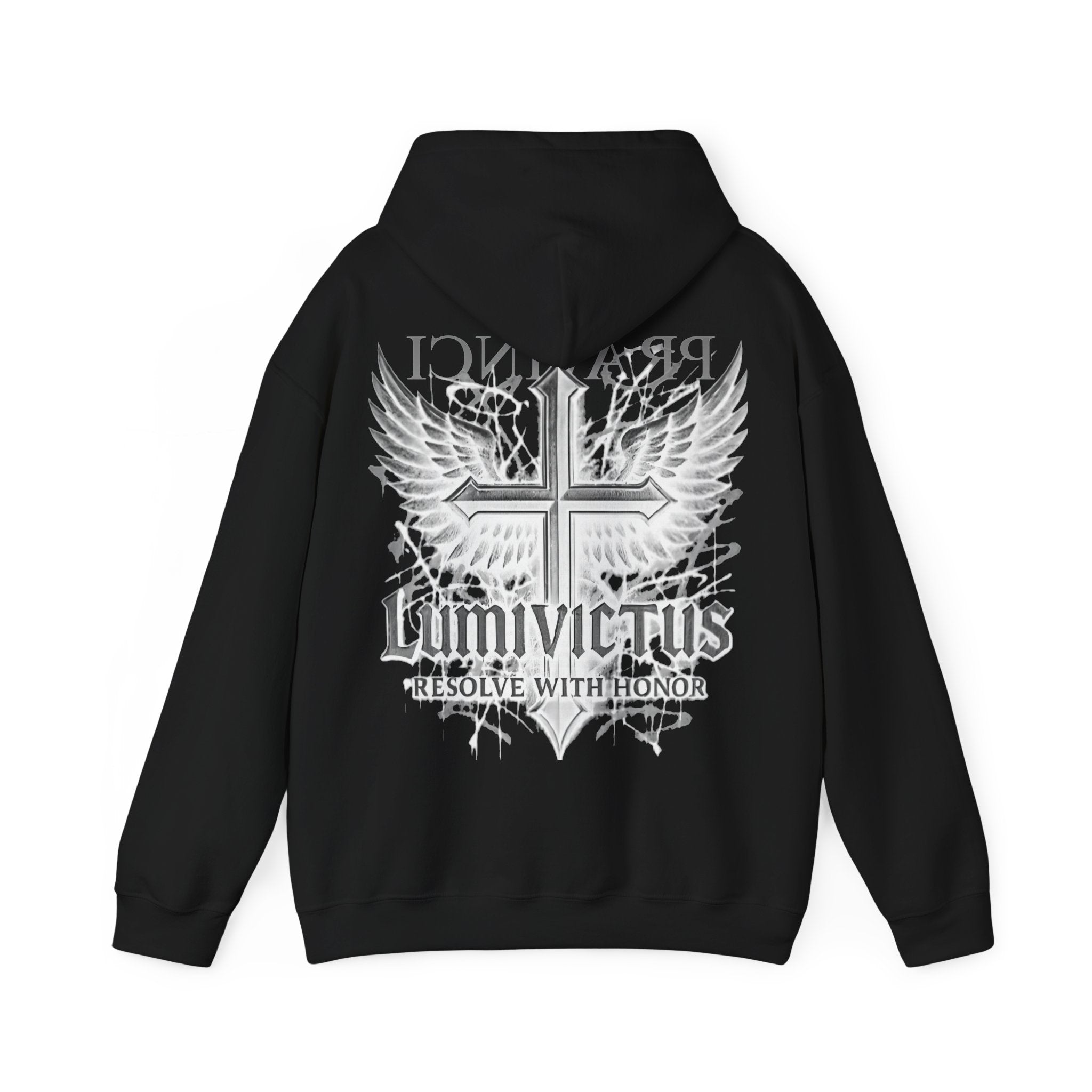 Pravinci Lumivictus Monocromia White - Hooded Sweatshirt