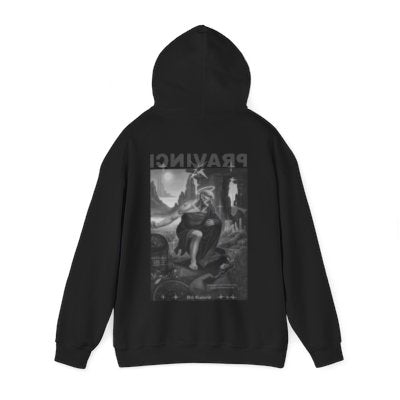 Pravinci St. Jerome Monocromia Black Hooded Sweatshirt