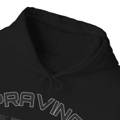Pravinci St. Jerome Monocromia Black Hooded Sweatshirt