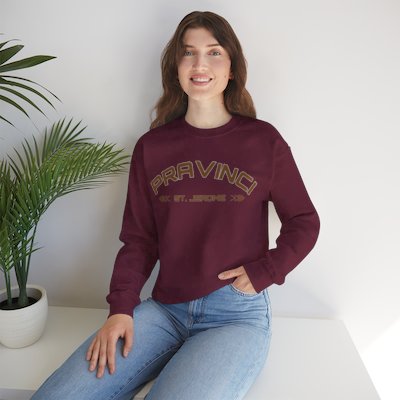 Pravinci St. Jerome - Maroon Sweatshirt