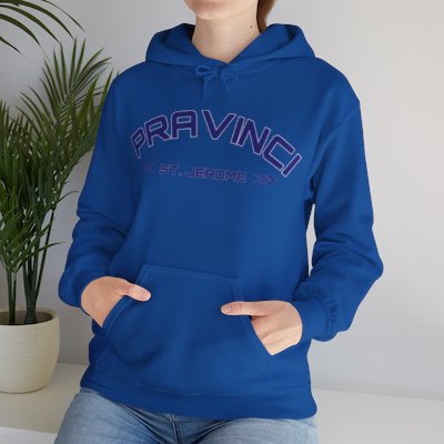 Pravinci St. Jerome - Royal Hooded Sweatshirt