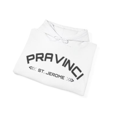 Pravinci St. Jerome Monocromia - White Hooded Sweatshirt