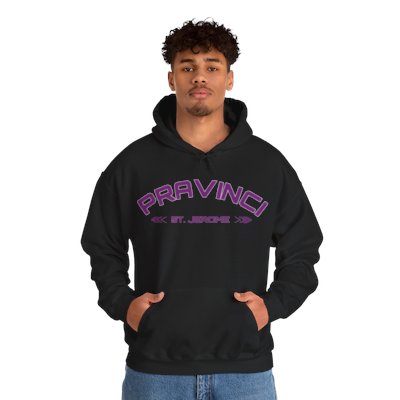 Pravinci St. Jerome - Black Hooded Sweatshirt