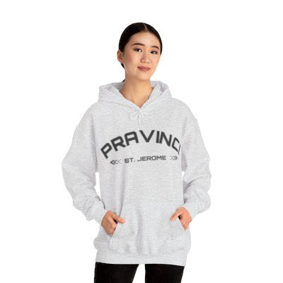 Pravinci St. Jerome Monocromia - Ash Hooded Sweatshirt