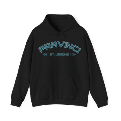Pravinci St.Jerome Black Hooded Sweatshirt