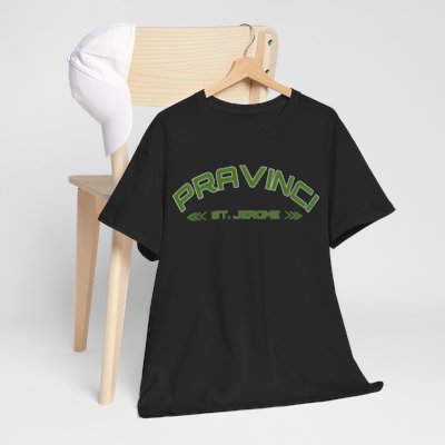 Pravinci - St. Jerome - Black T-Shirt