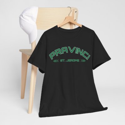 Pravinci St. Jerome - Black T.Shirt