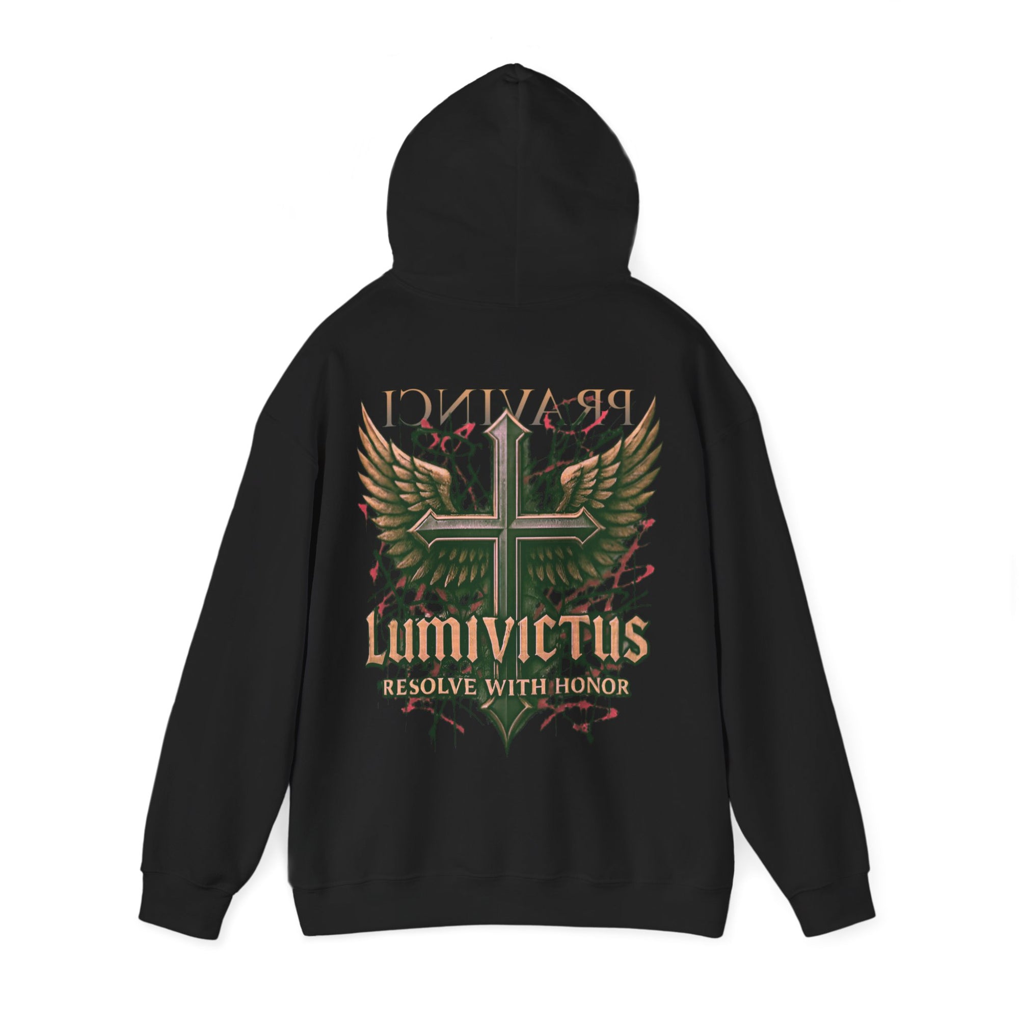 Pravinci Lumivictus Iridescente Olive Green - Hooded Sweatshirt