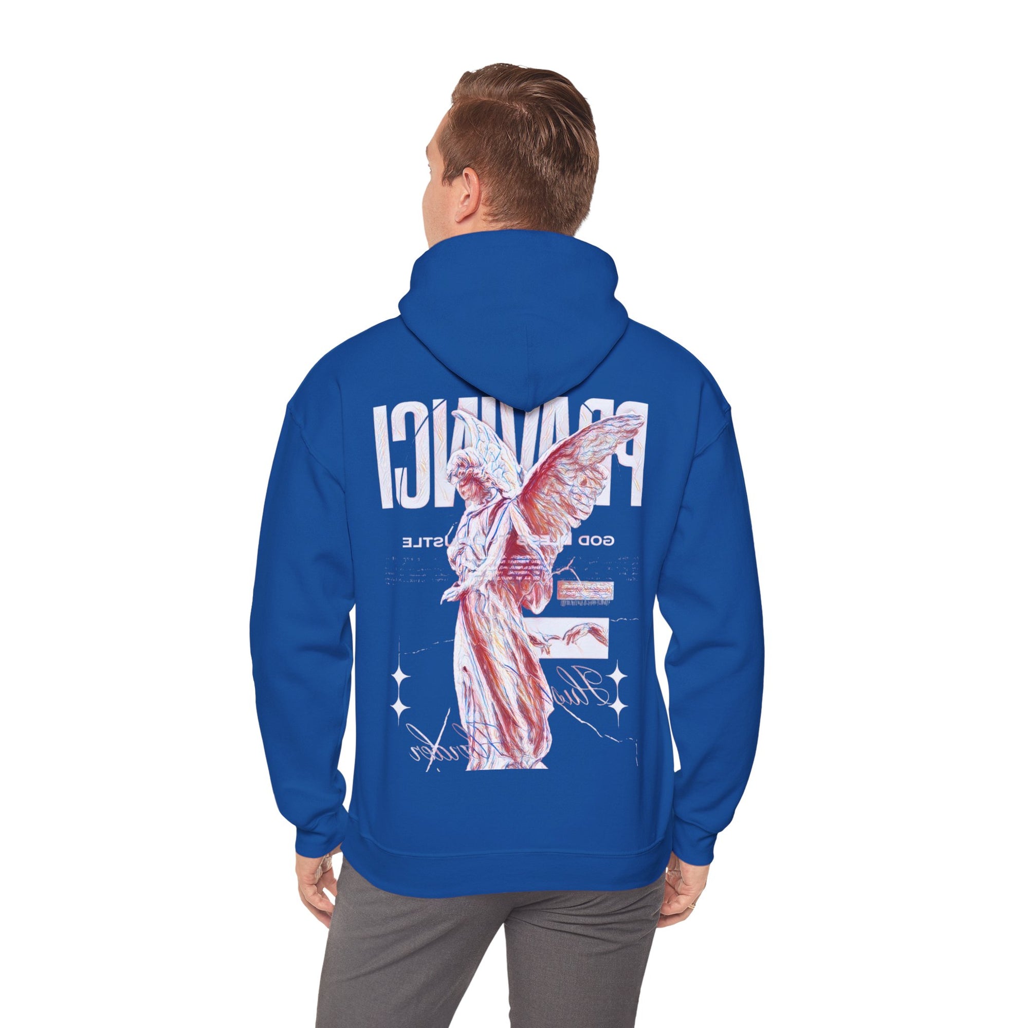 Pravinci Benedictus Labor Iridescente – Blue Hooded Sweatshirt
