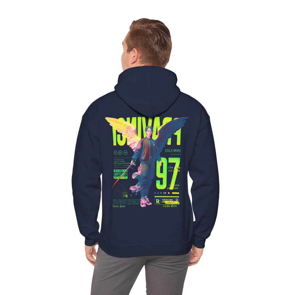Pravinci Imperium Iridescente - Navy Hooded Sweatshirt
