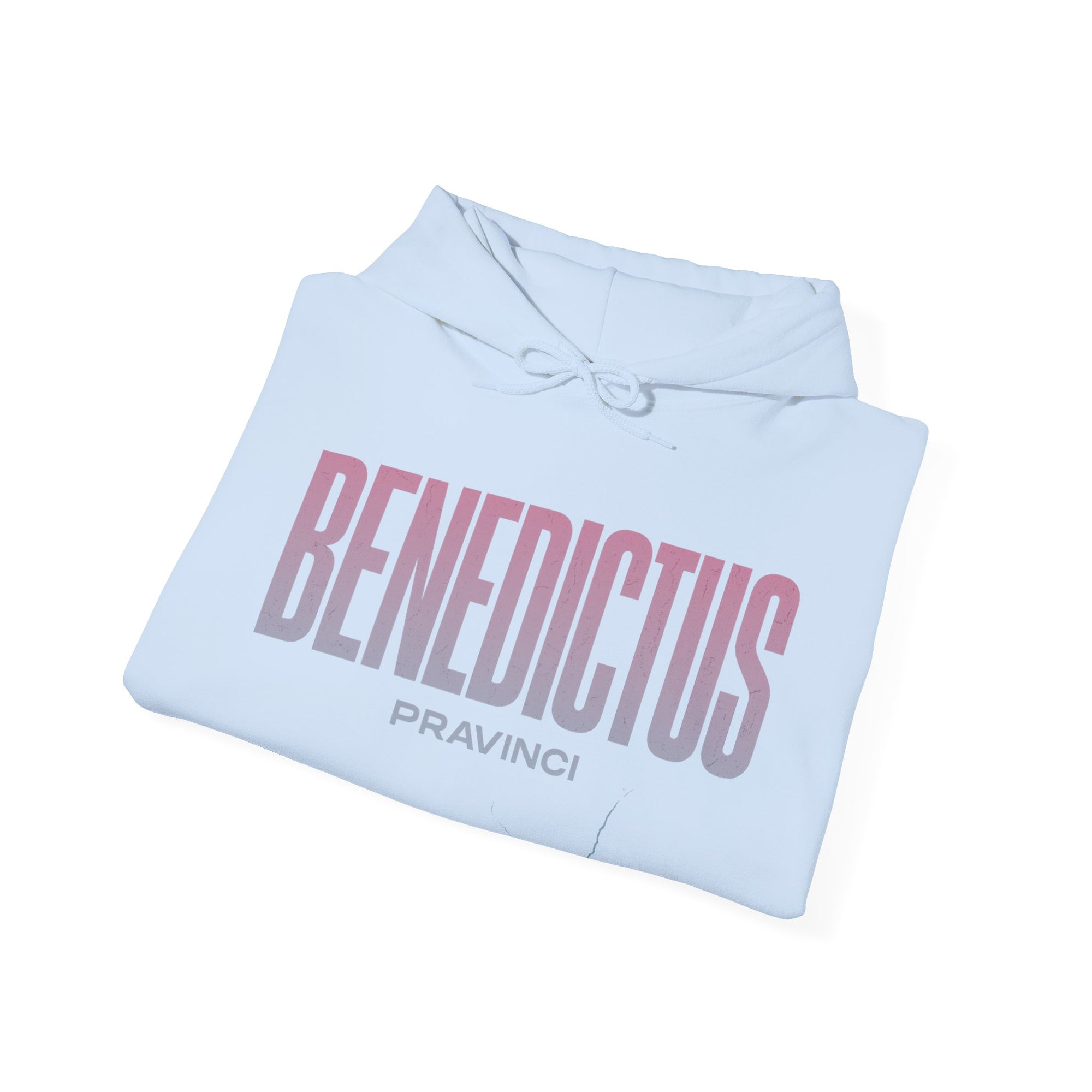 Pravinci Benedictus Labor Iridescente – Light Blue Hooded Sweatshirt