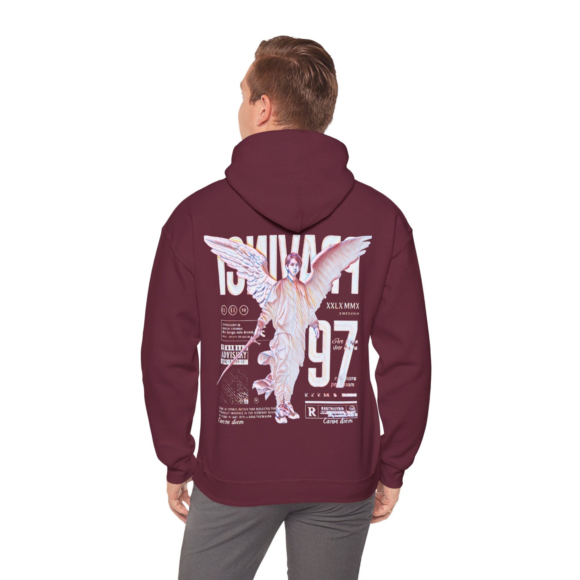 Pravinci Imperium - Maroon Hooded Sweatshirt
