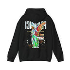 Pravinci Benedictus Labor Iridescente – Black Hooded Sweatshirt