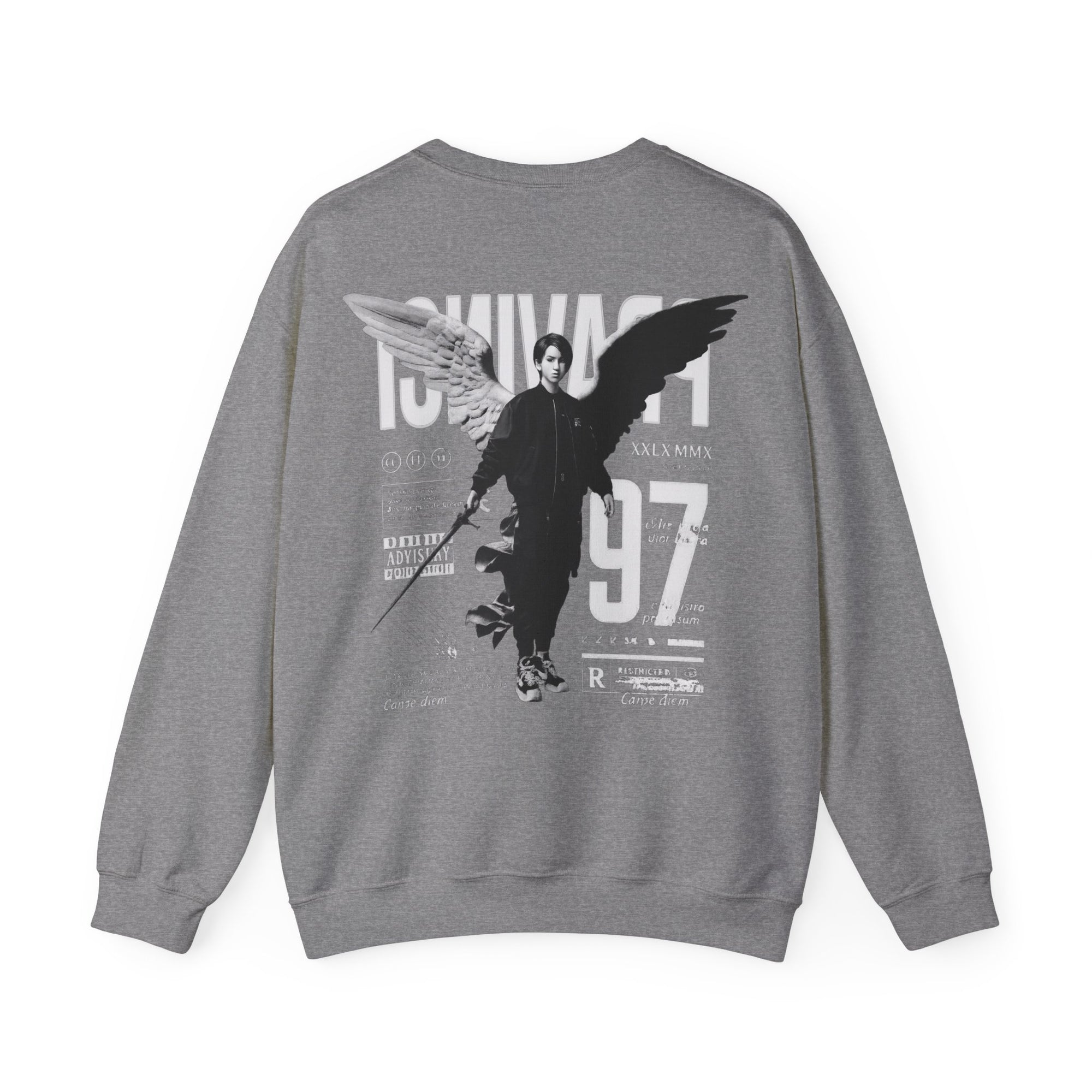 Pravinci Imperium Monocromia - Graphite Heather Sweatshirt