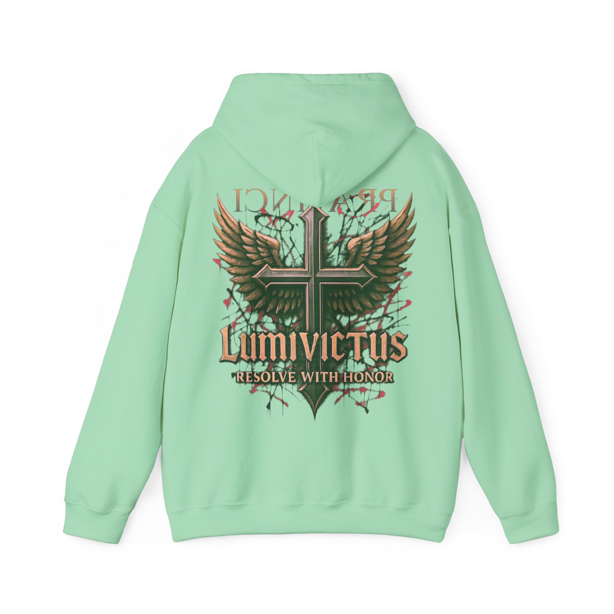 Pravinci Lumivictus Iridescente Olive Green - Hooded Sweatshirt