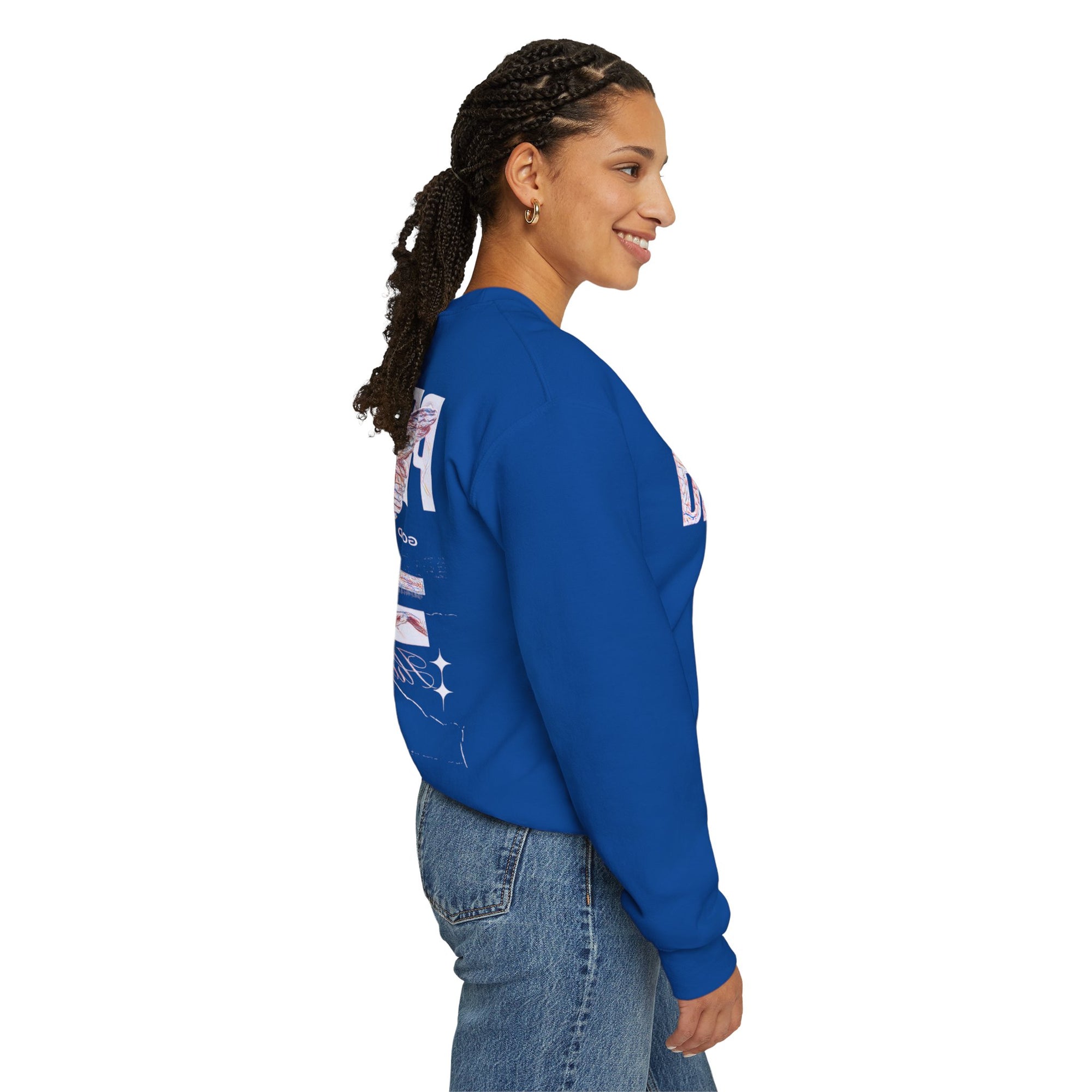 Pravinci Benedictus Labor Iridescente – Blue Sweatshirt