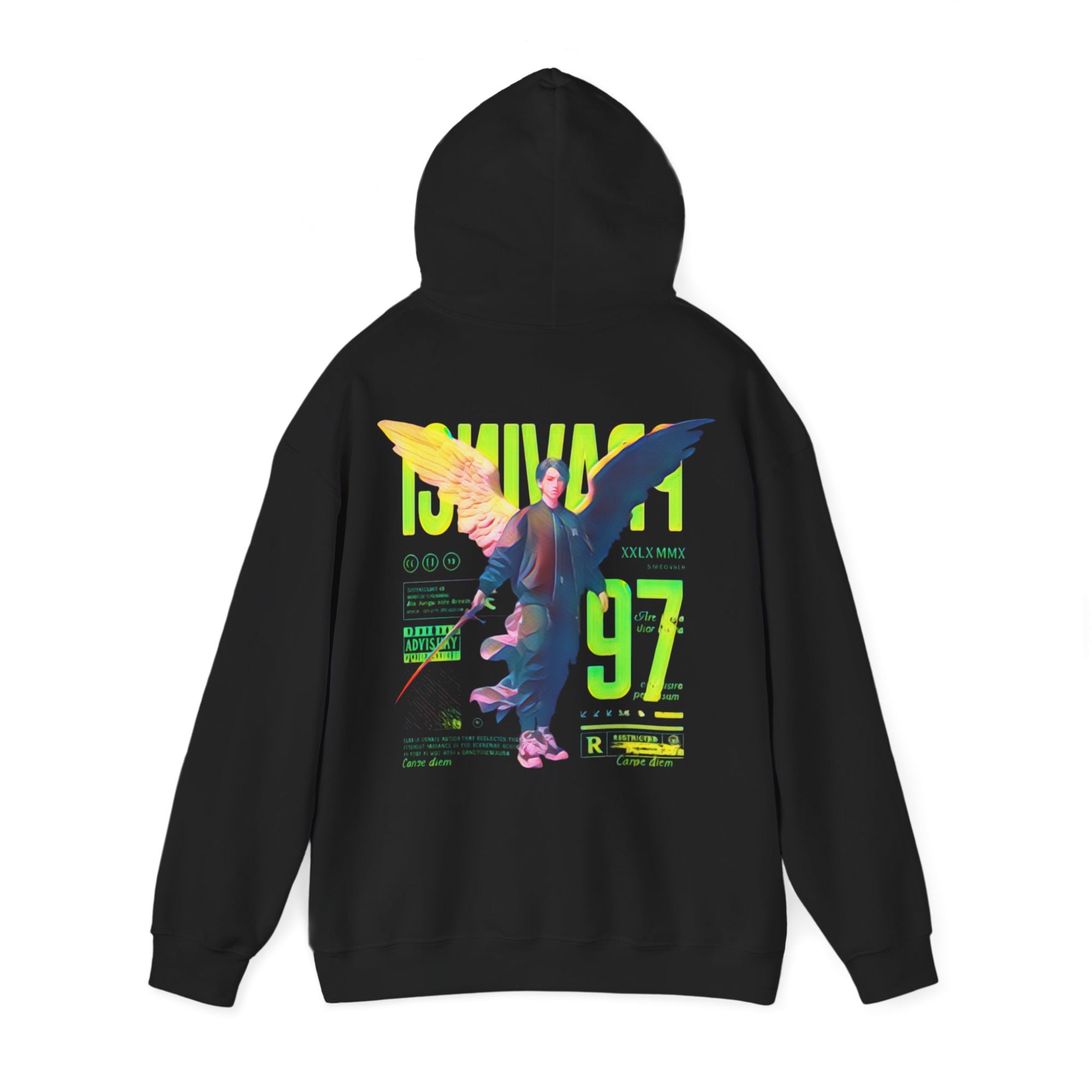 Pravinci Imperium Iridescente - Black Hooded Sweatshirt