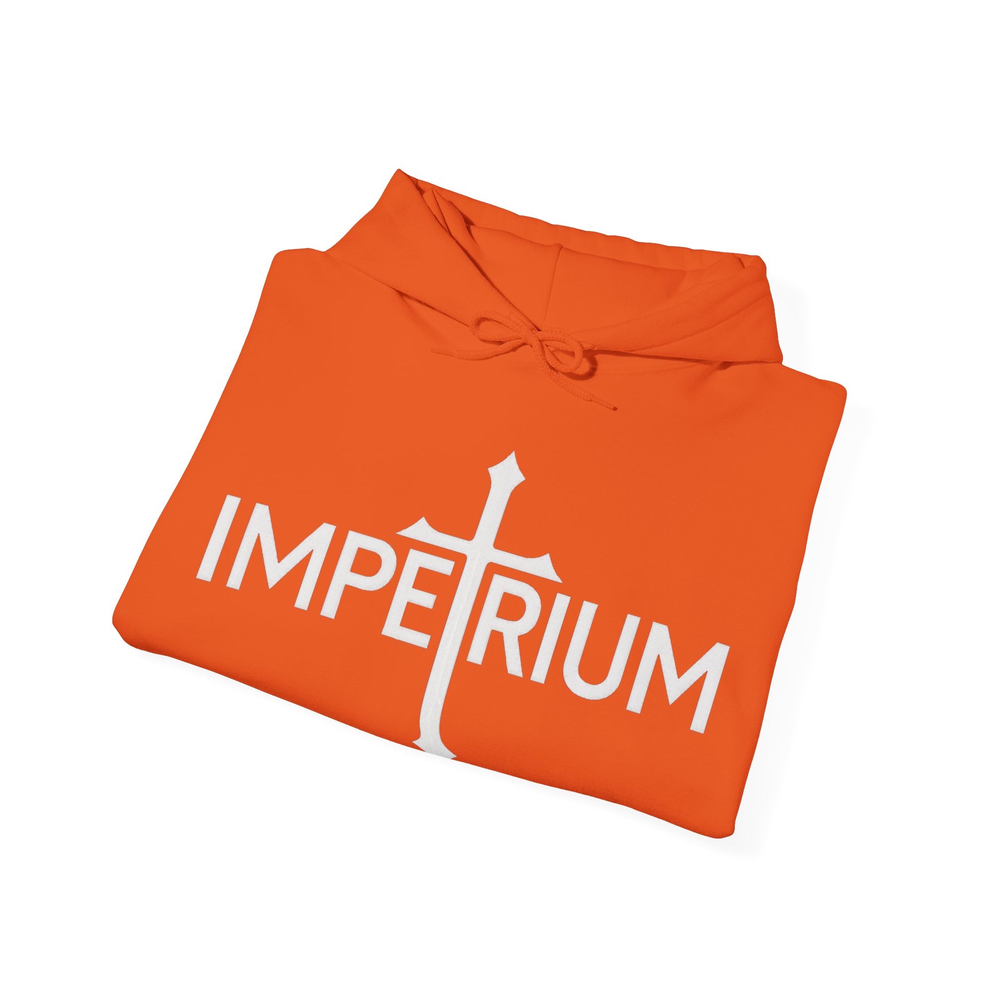 Pravinci Imperium Monocromia - Orange Hooded Sweatshirt