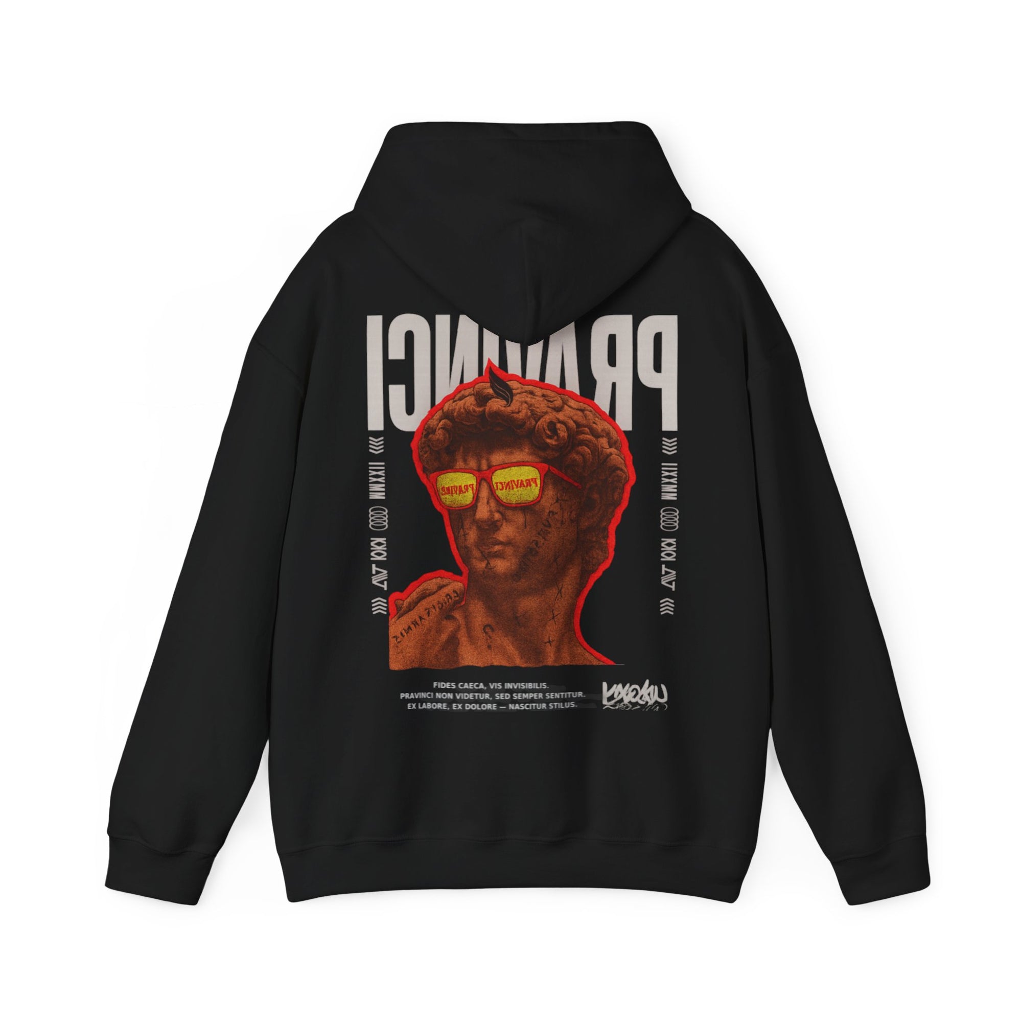 Pravinci Caecifides – Black & Red Hooded Sweatshirt