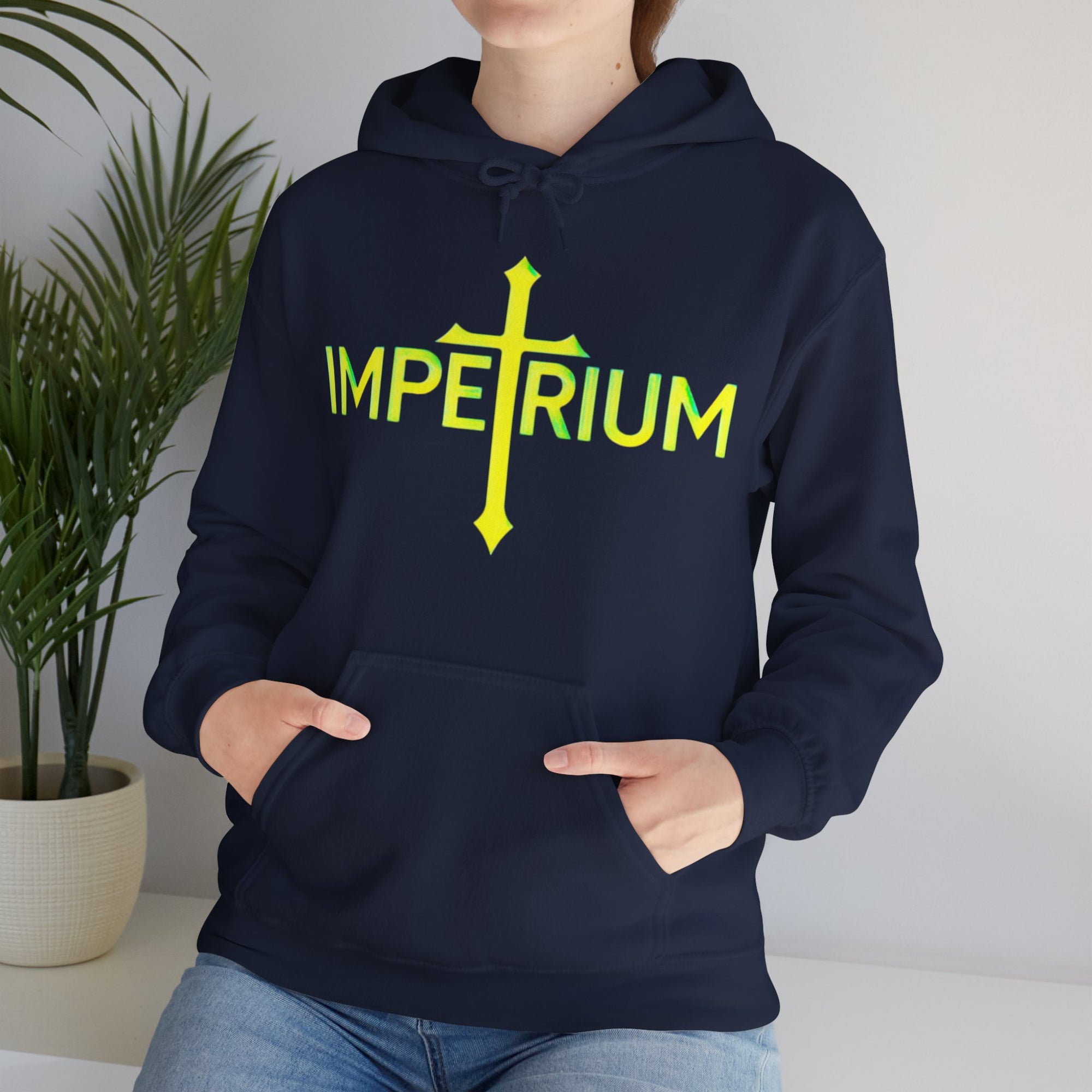 Pravinci Imperium Iridescente - Navy Hooded Sweatshirt