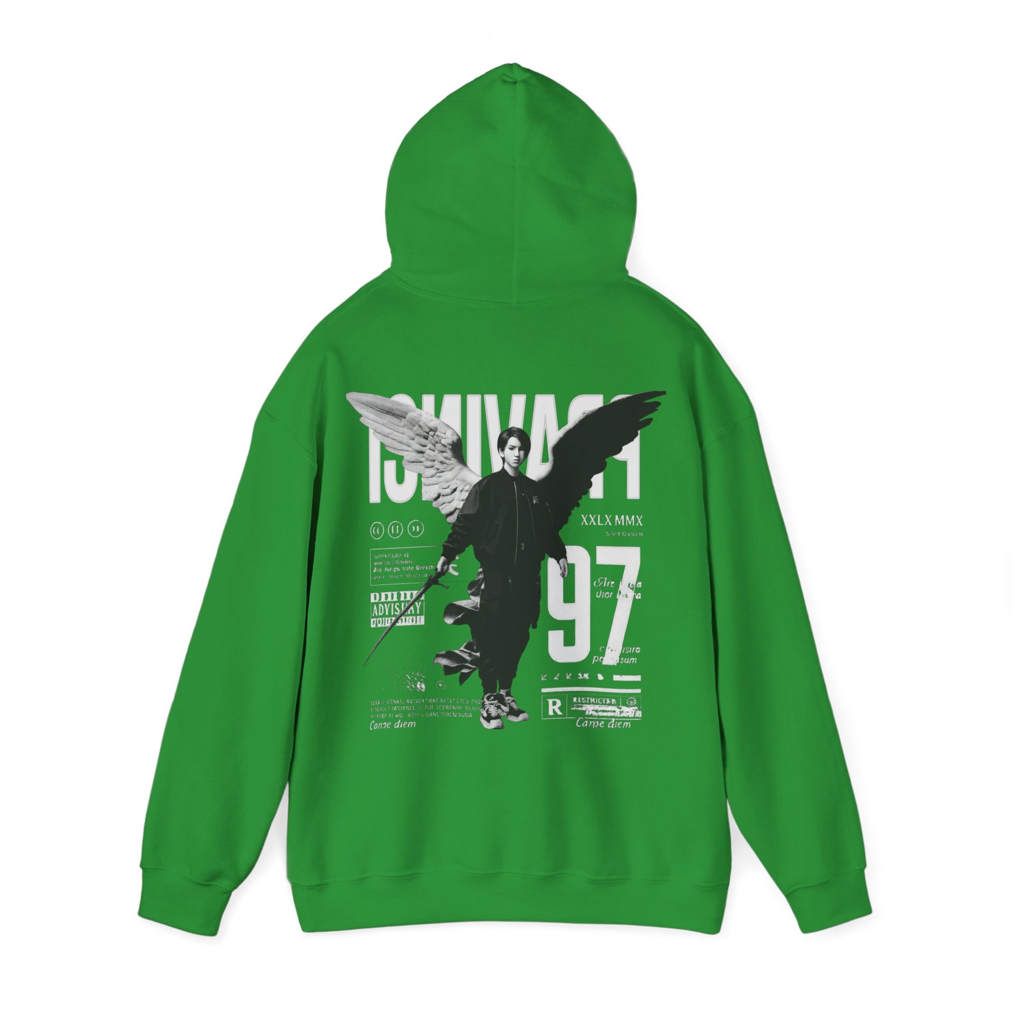 Pravinci Imperium Monocromia - Irish Green Hooded Sweatshirt