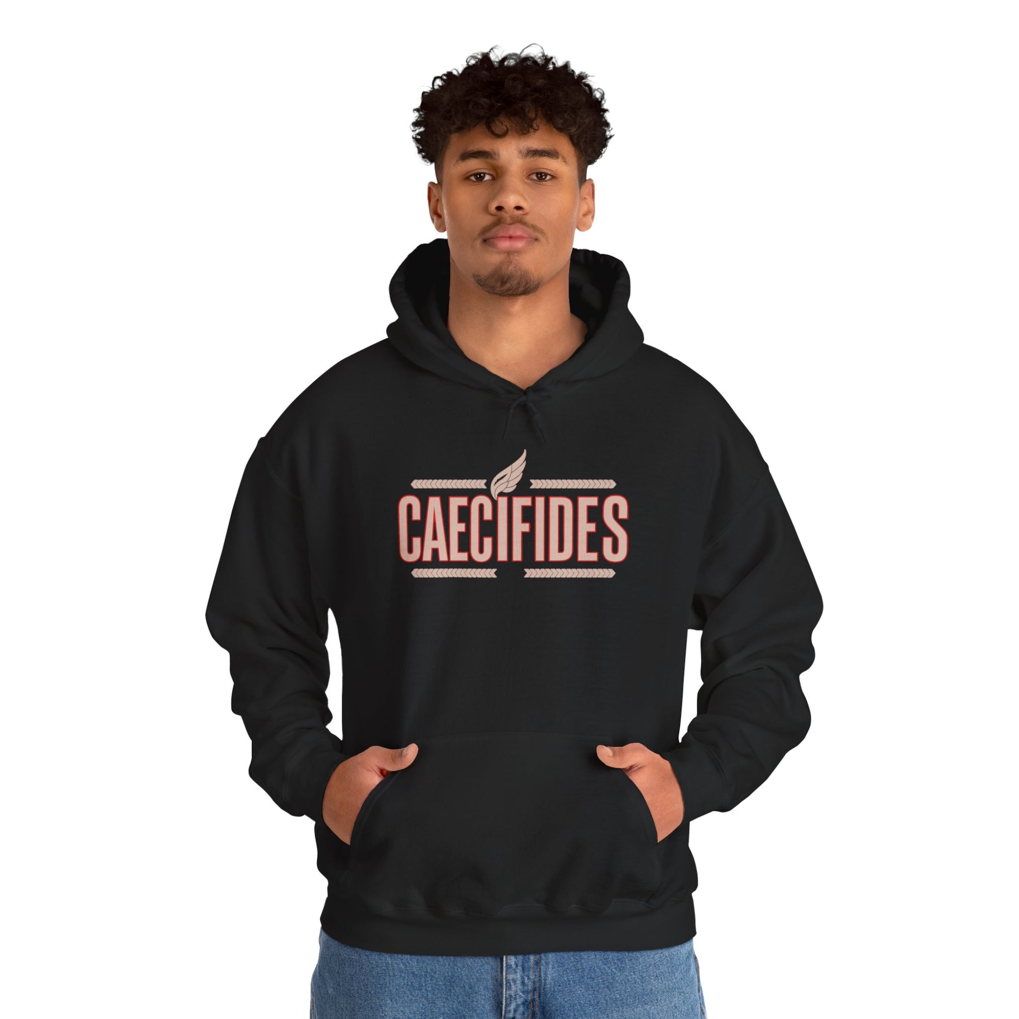 Pravinci Caecifides – Black & Red Hooded Sweatshirt