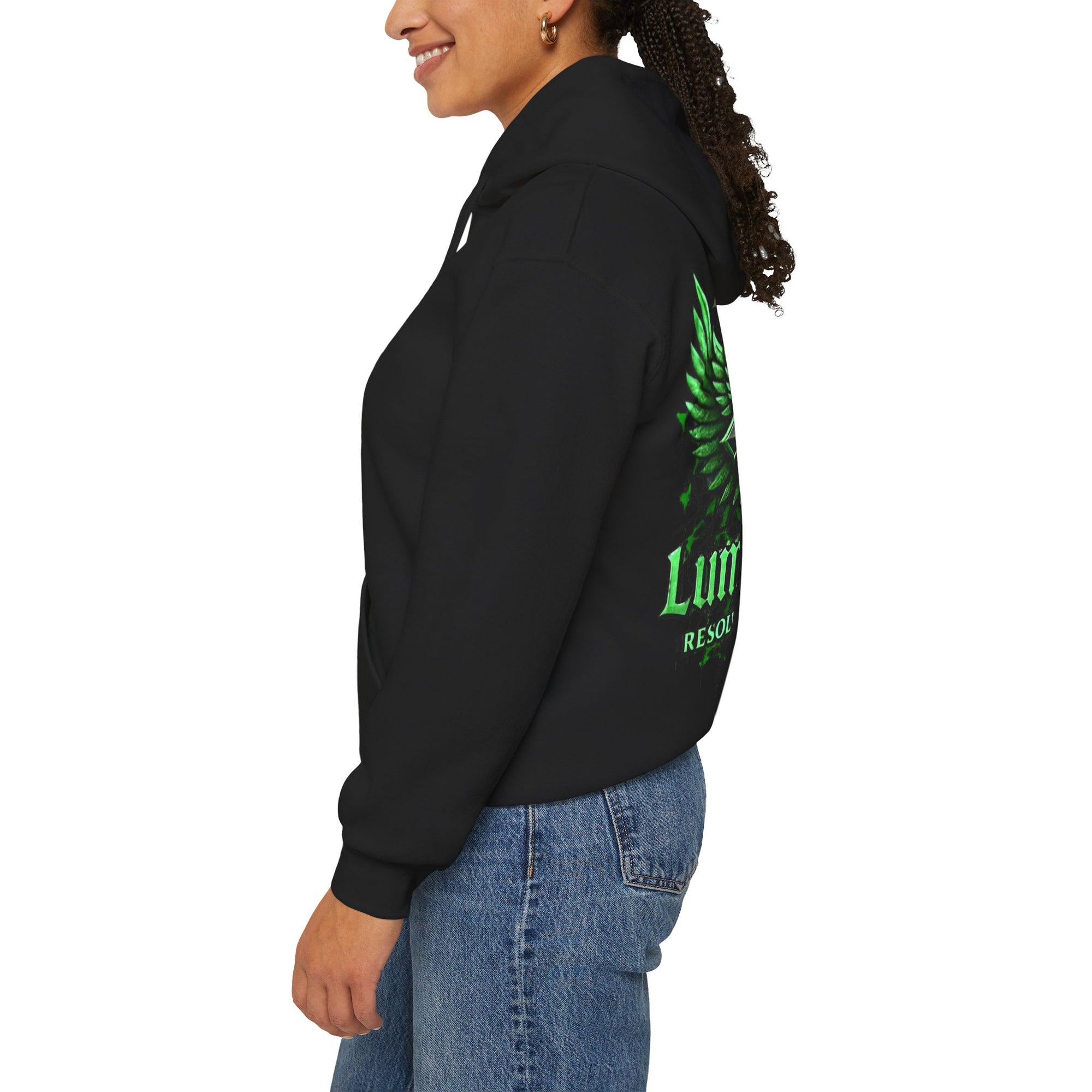 Pravinci Lumivictus Iridescente Green - Hooded Sweatshirt
