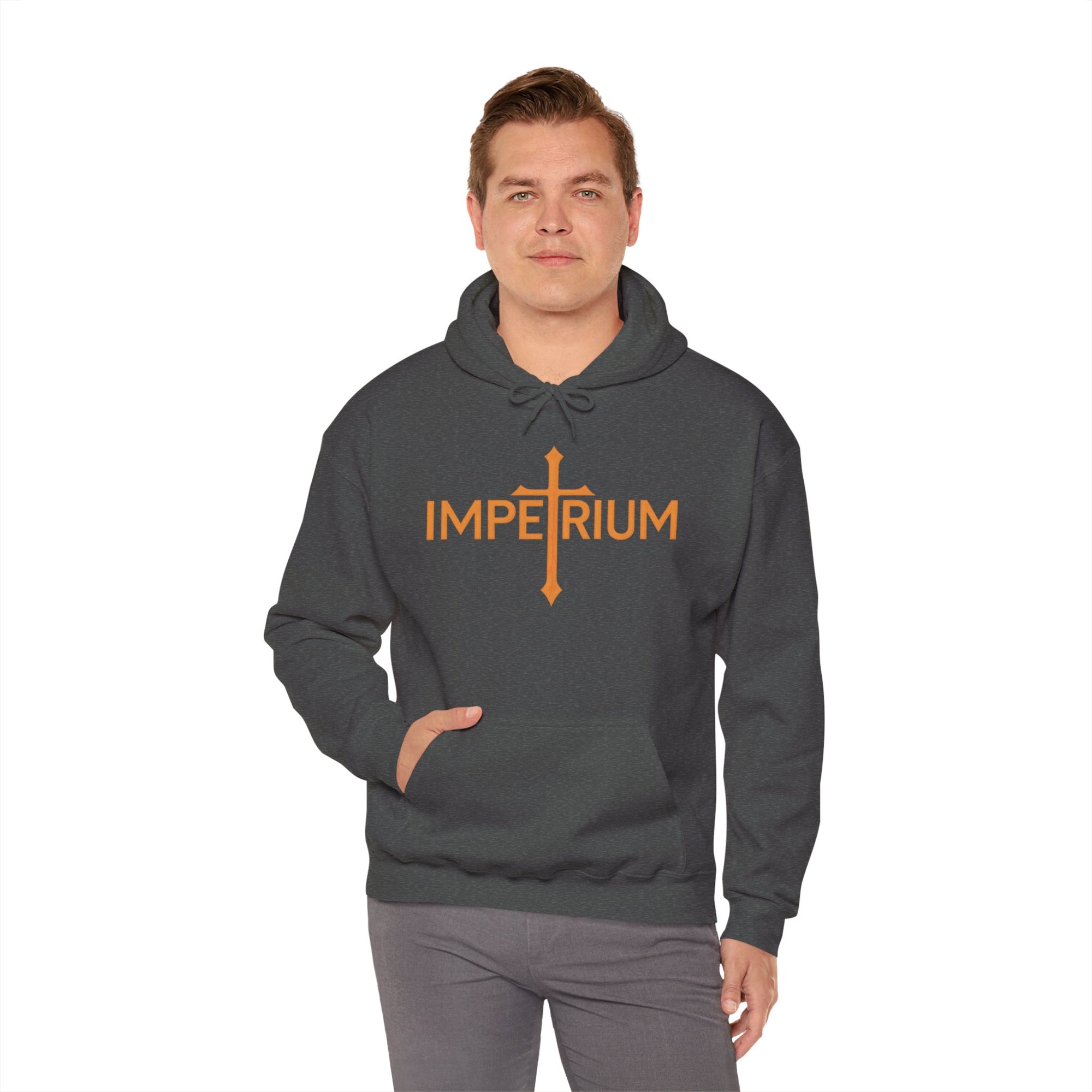 Pravinci Imperium - Dark Heather Hooded Sweatshirt