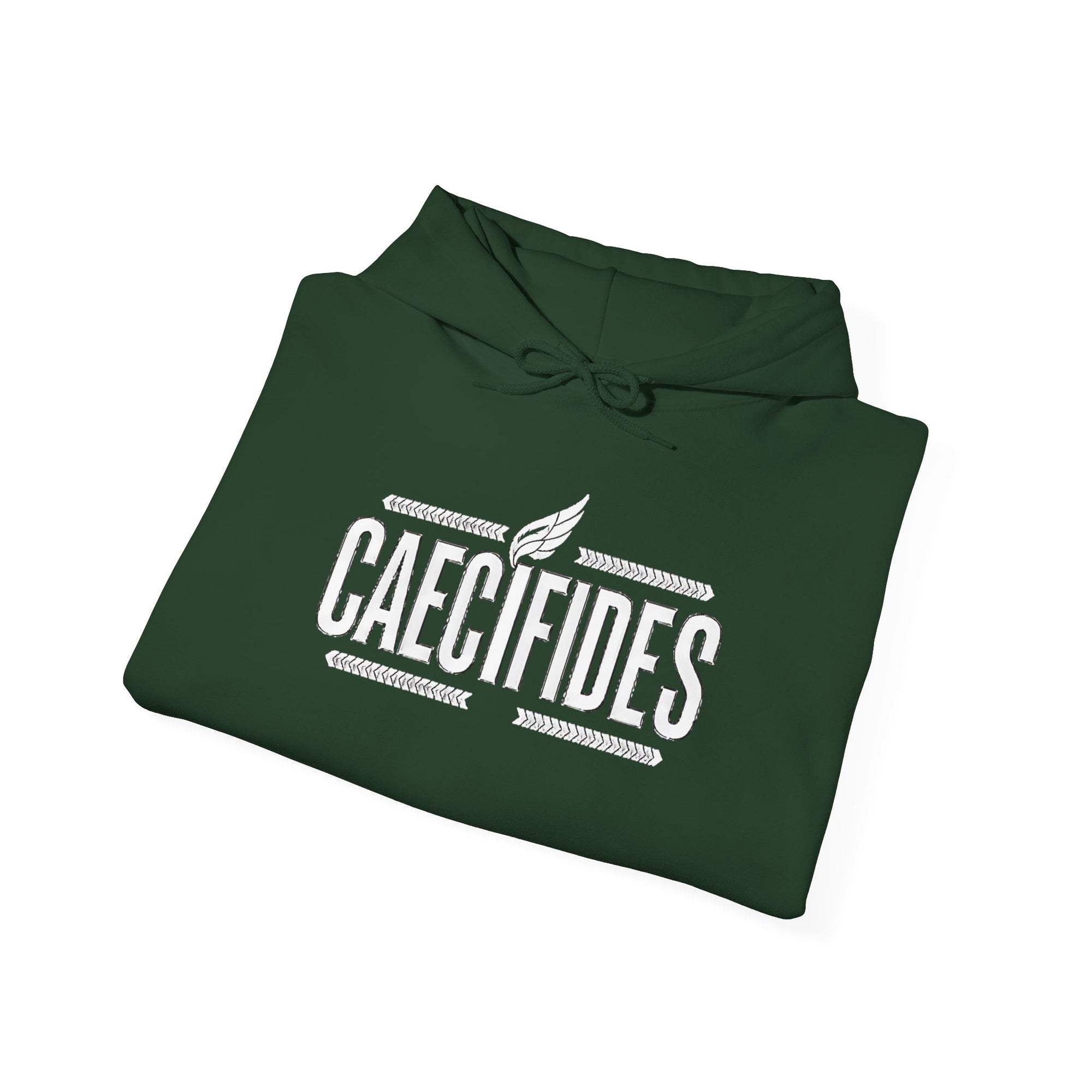 Pravinci Caecifides Monocromia – Dark Green Hooded Sweatshirt