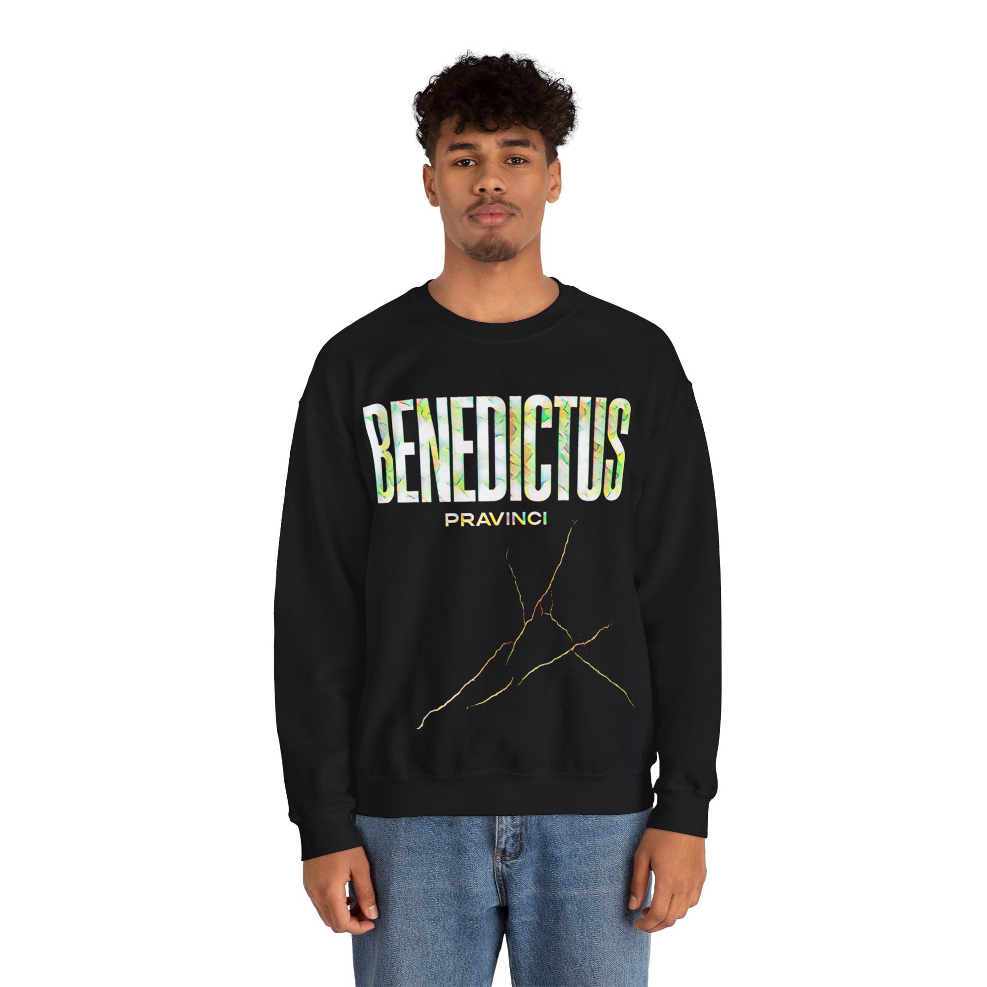 Pravinci Benedictus Labor Iridescente – Black Sweatshirt